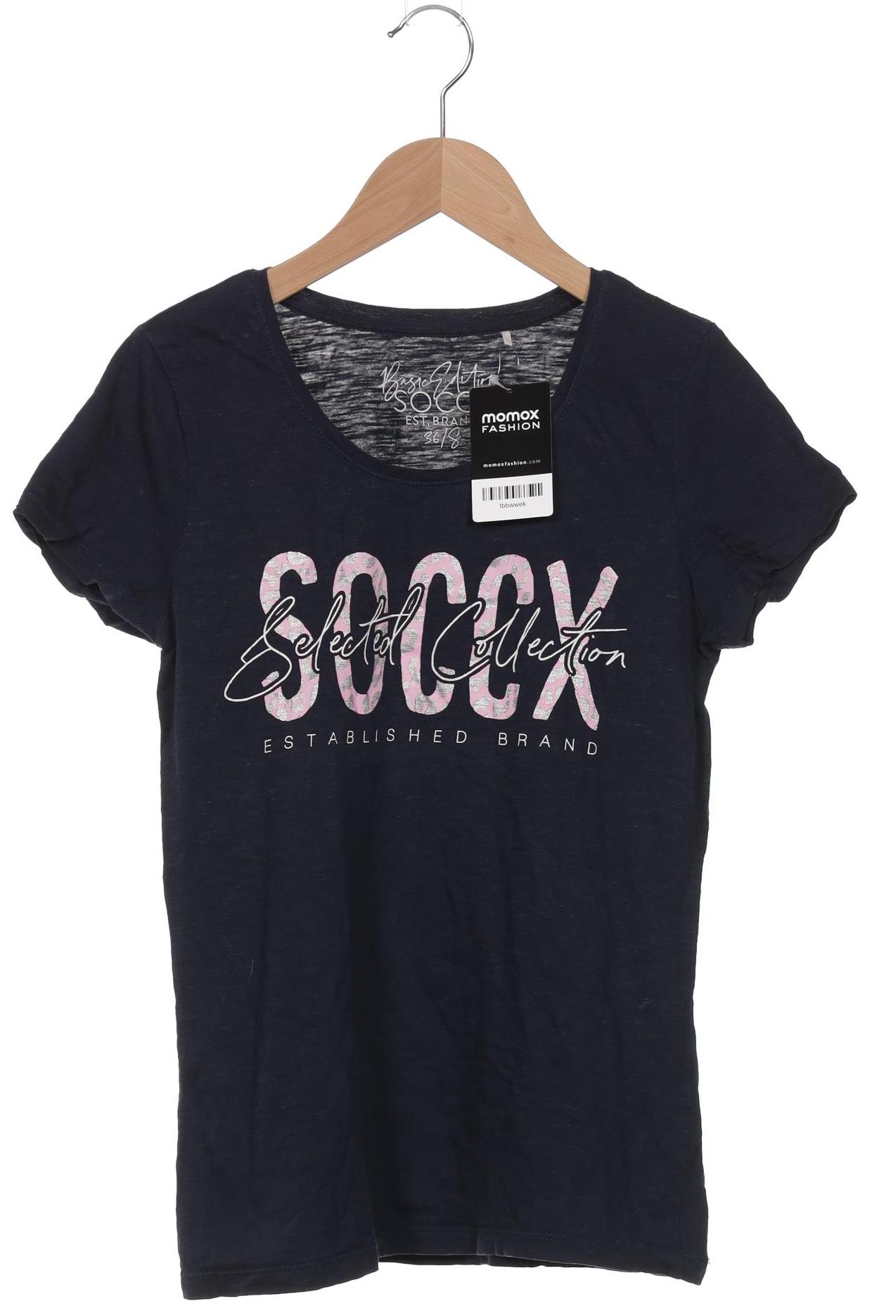 

Soccx Damen T-Shirt, marineblau, Gr. 36
