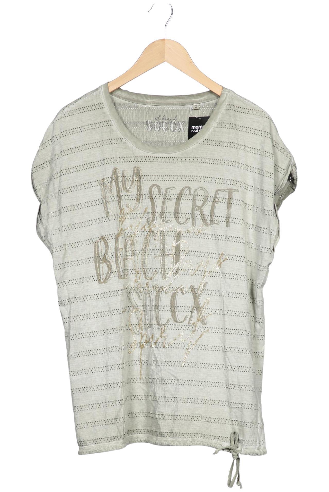 

Soccx Damen T-Shirt, grün, Gr. 42