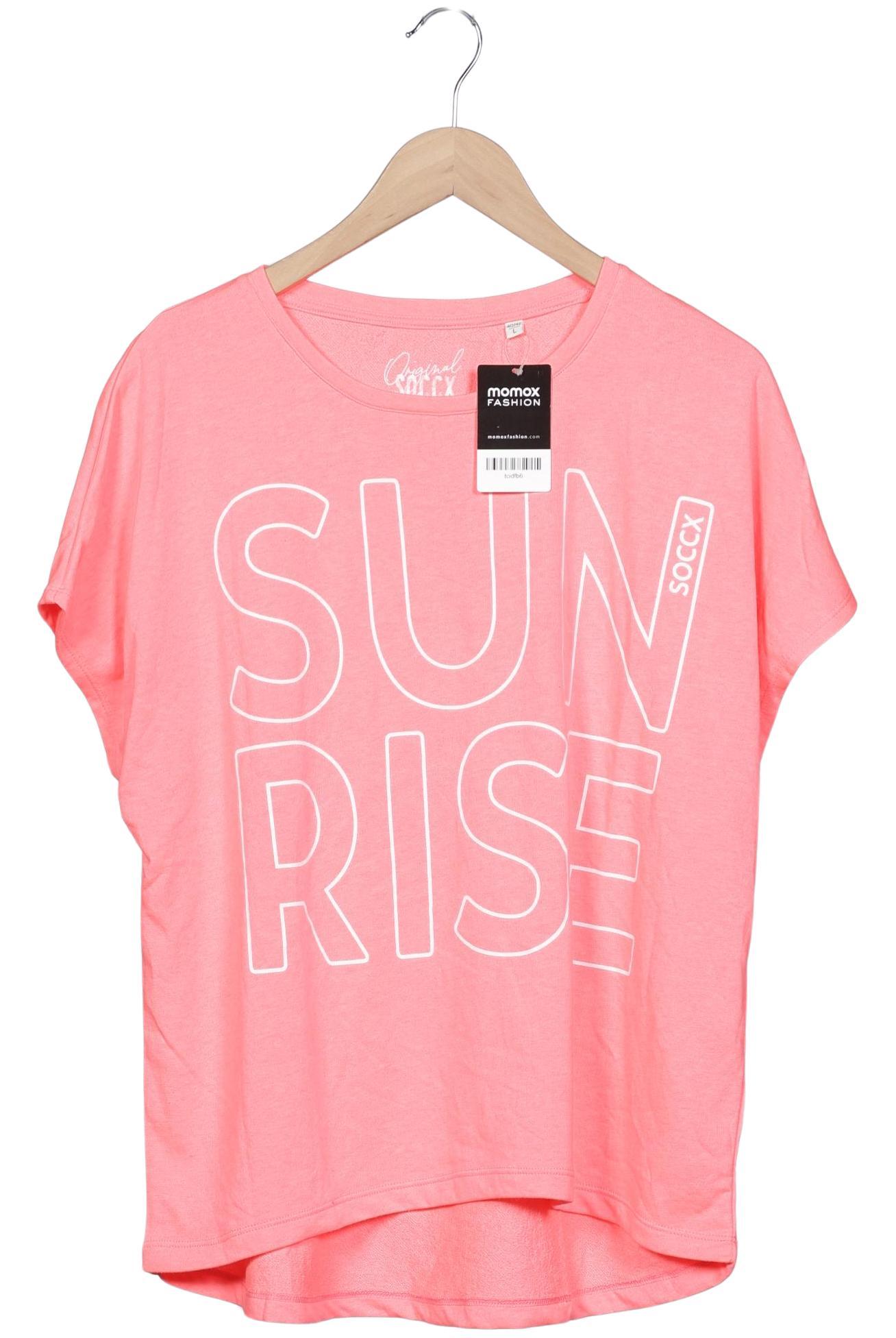 

Soccx Damen T-Shirt, pink, Gr. 42