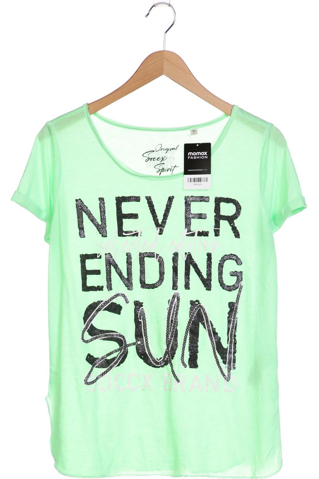 

Soccx Damen T-Shirt, grün, Gr. 40