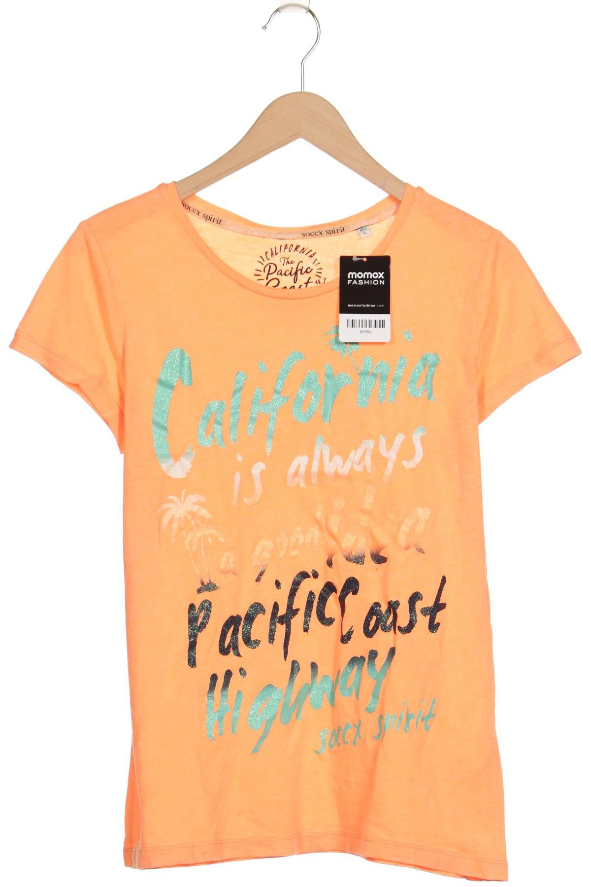 

Soccx Damen T-Shirt, orange, Gr. 40