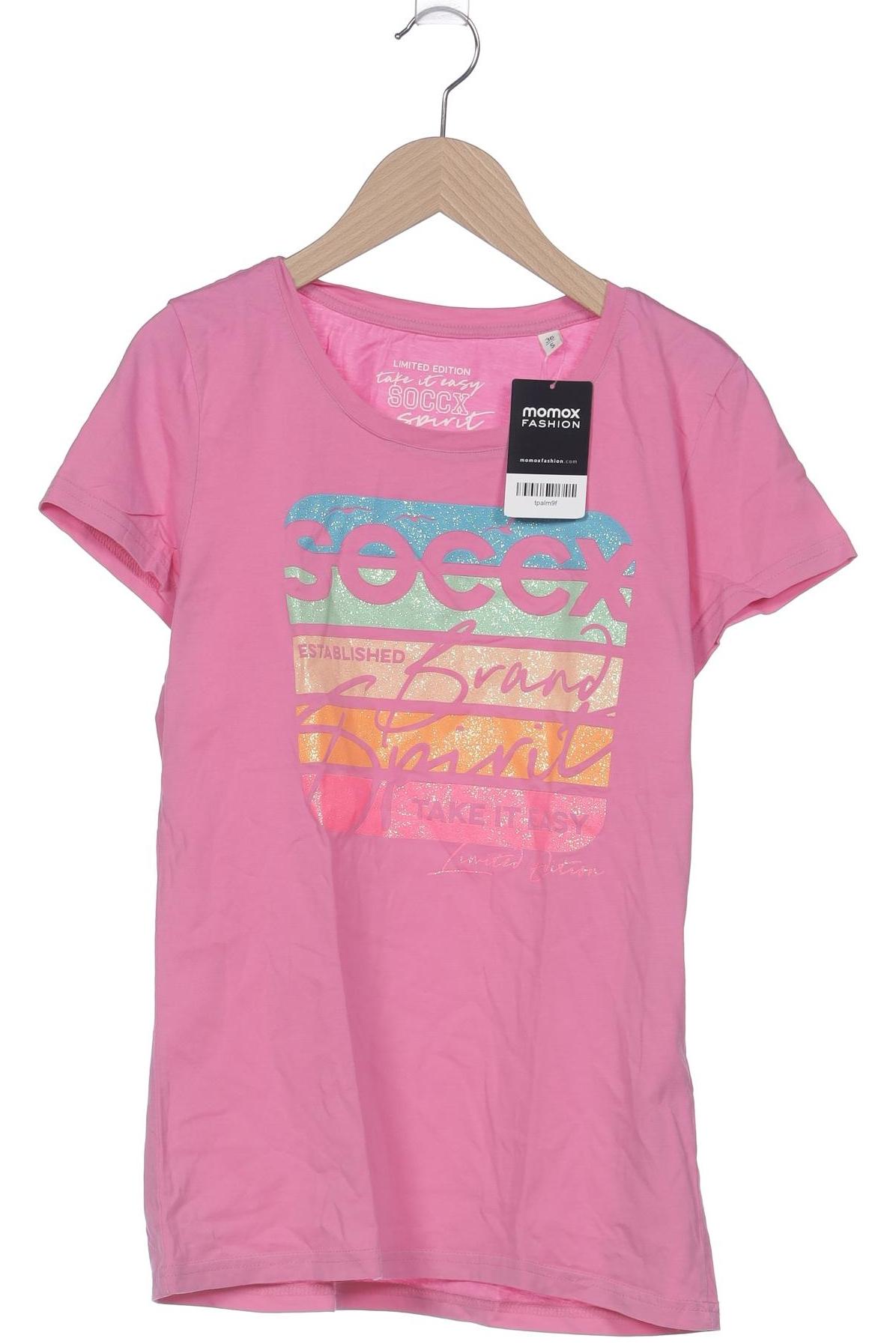 

Soccx Damen T-Shirt, pink, Gr. 36
