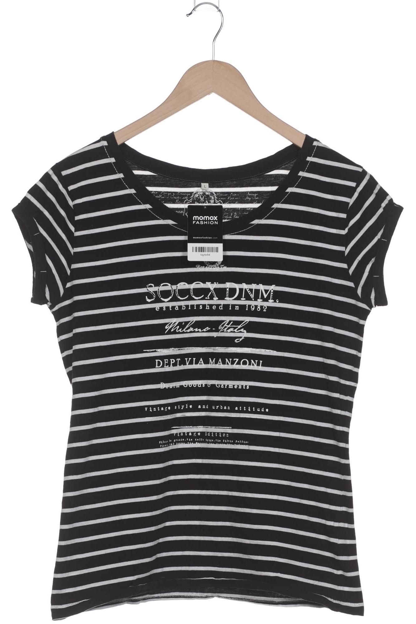 

Soccx Damen T-Shirt, schwarz, Gr. 42