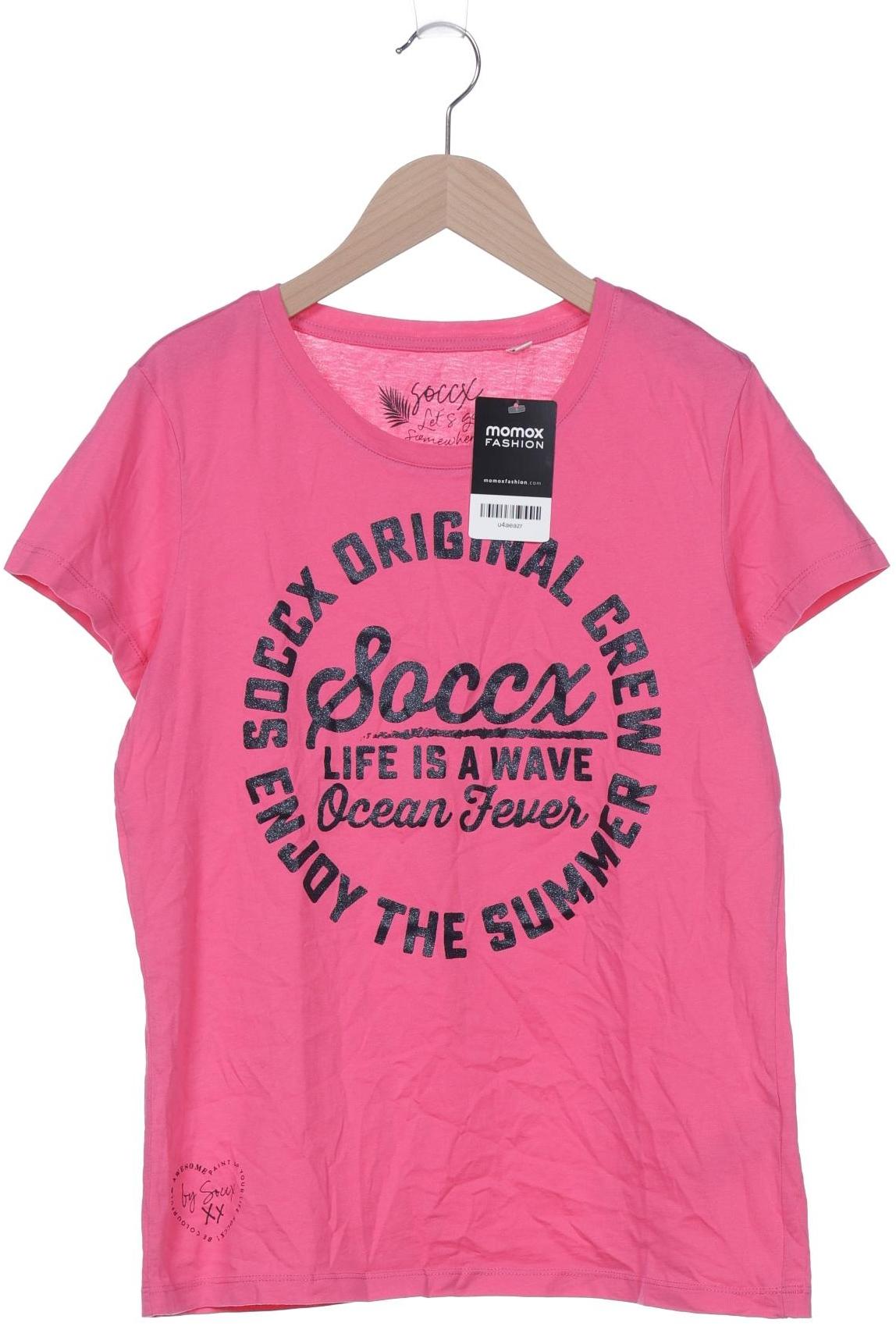 

Soccx Damen T-Shirt, pink, Gr. 38