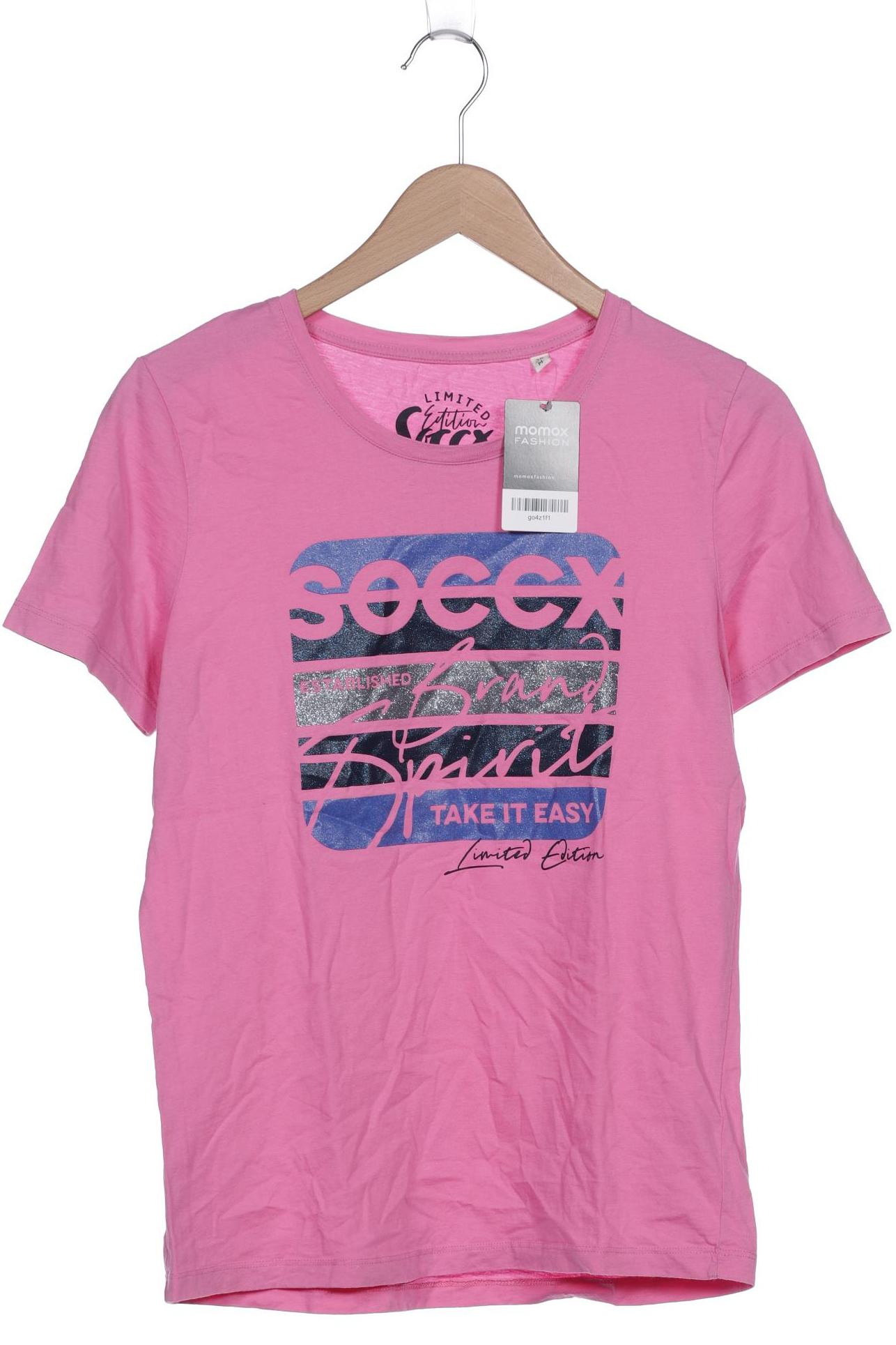 

Soccx Damen T-Shirt, pink, Gr. 38