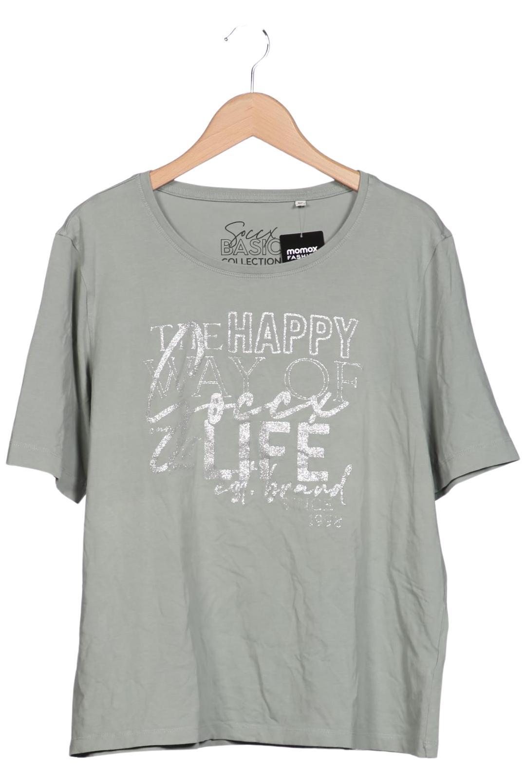 

Soccx Damen T-Shirt, hellgrün, Gr. 44