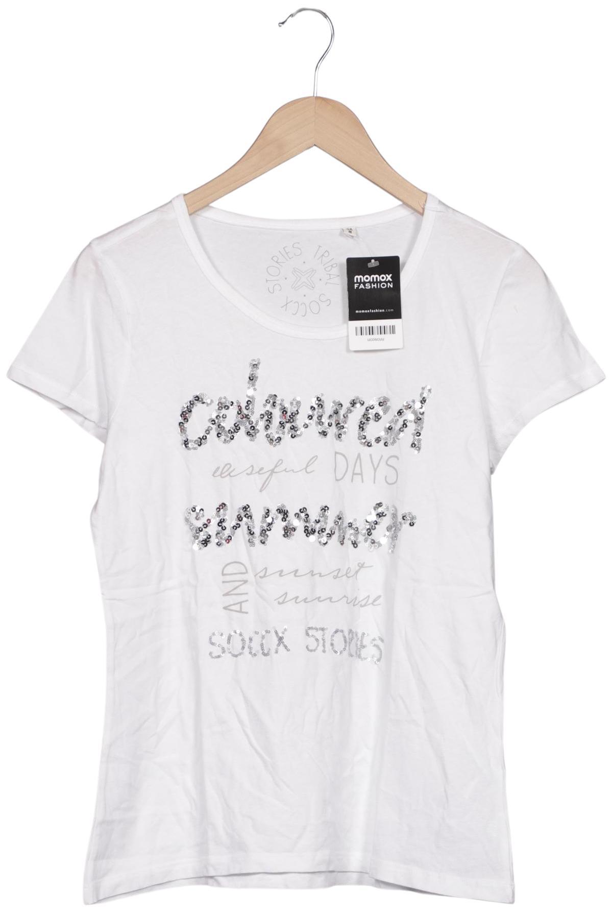 

Soccx Damen T-Shirt, weiß, Gr. 38
