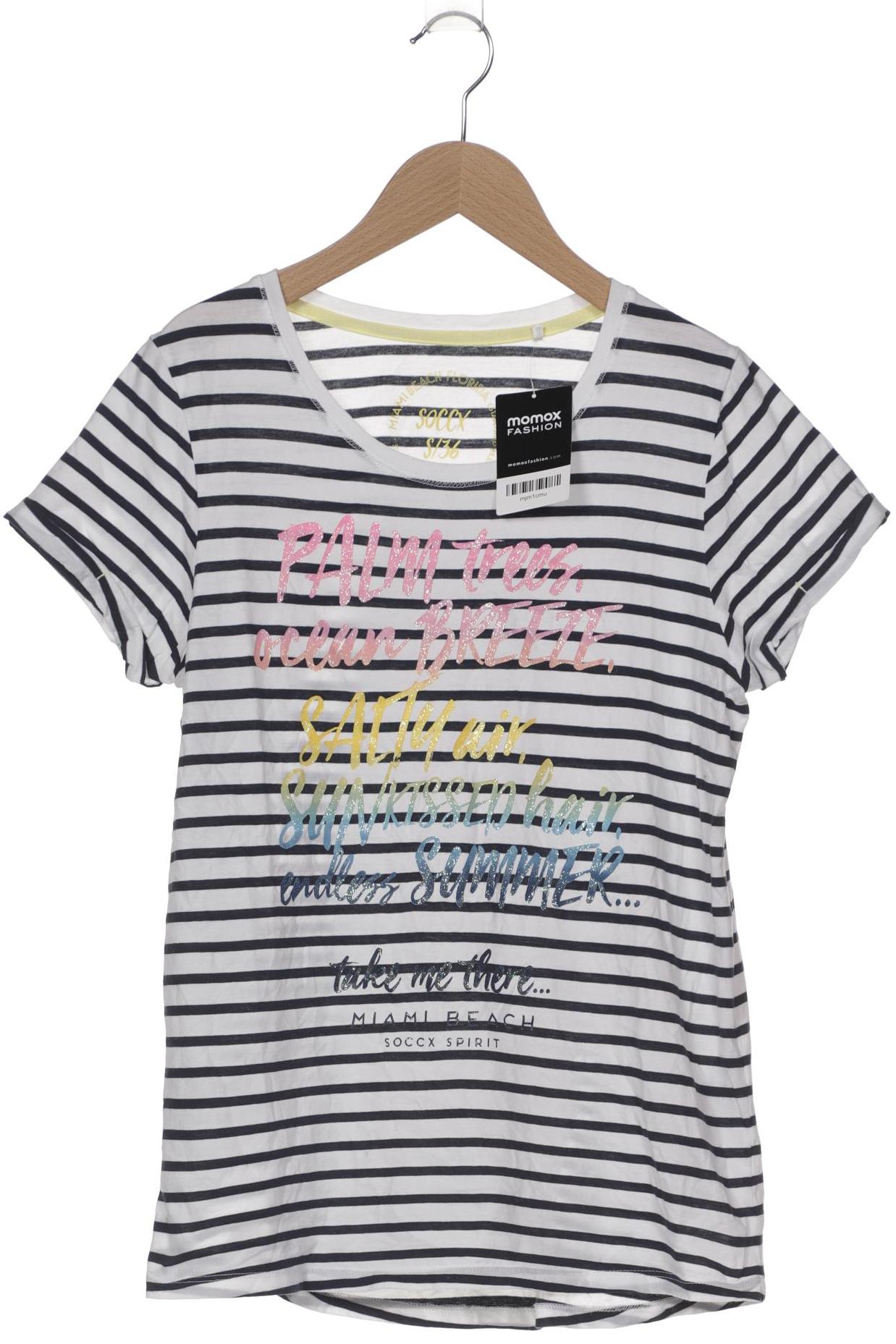 

Soccx Damen T-Shirt, marineblau, Gr. 36