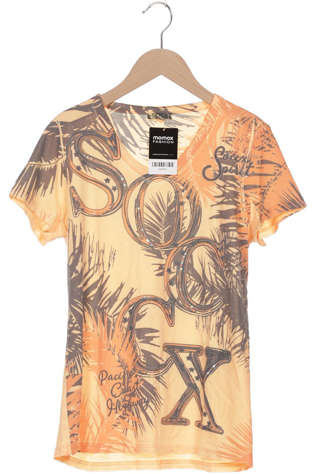 

Soccx Damen T-Shirt, orange, Gr. 38