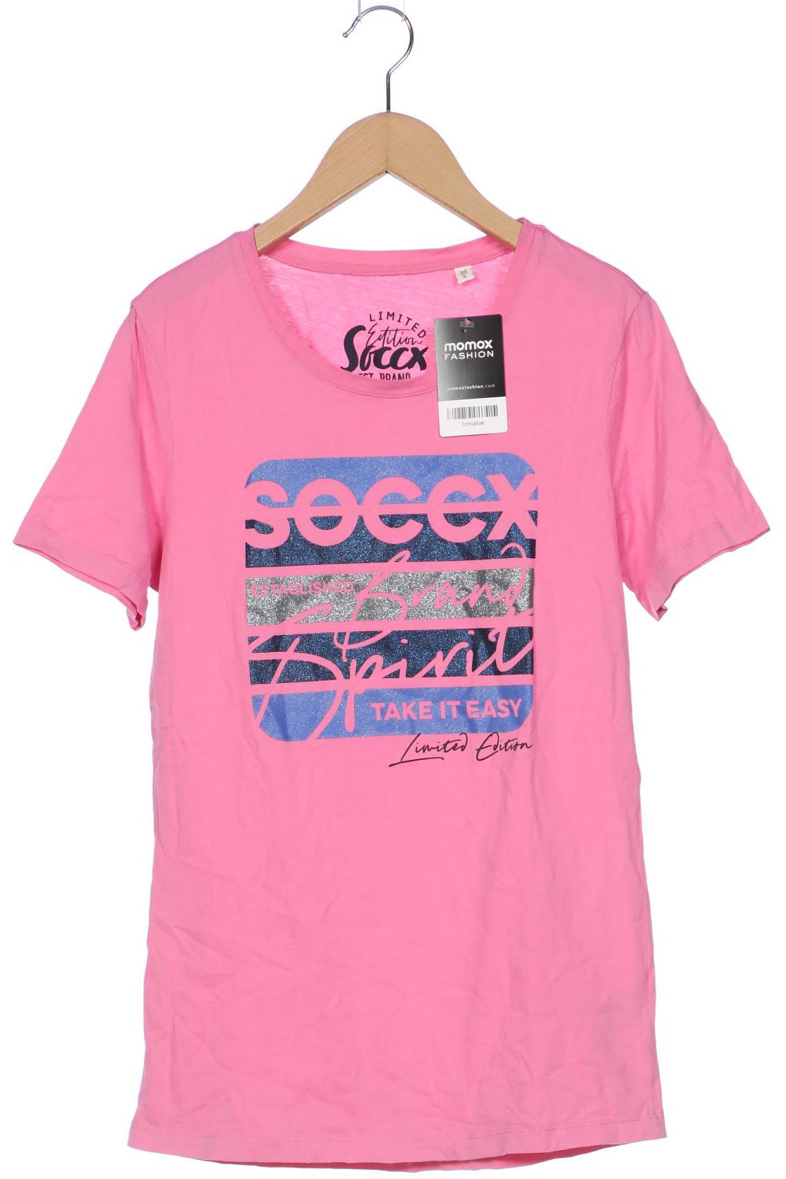 

Soccx Damen T-Shirt, pink, Gr. 36