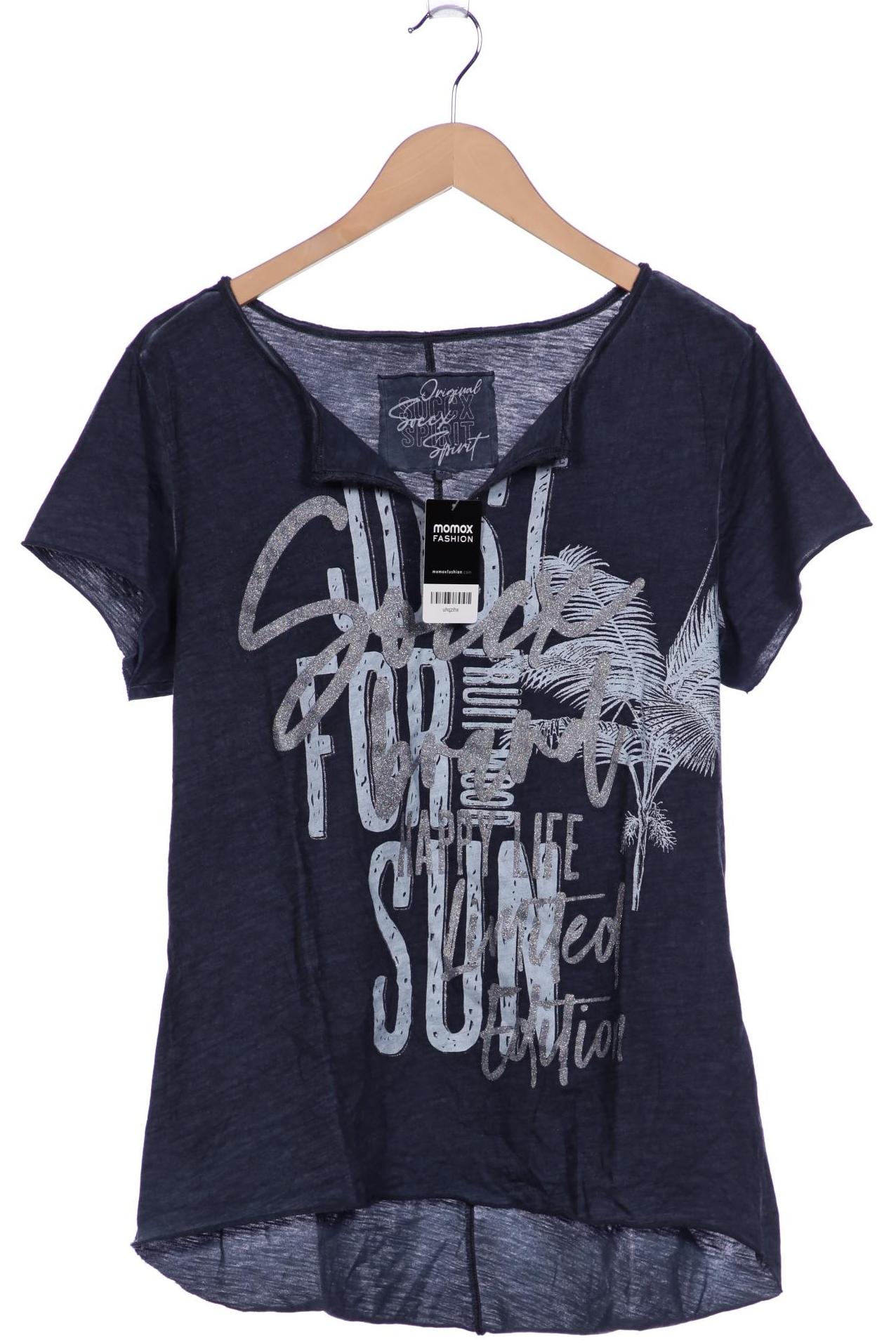 

Soccx Damen T-Shirt, marineblau, Gr. 42