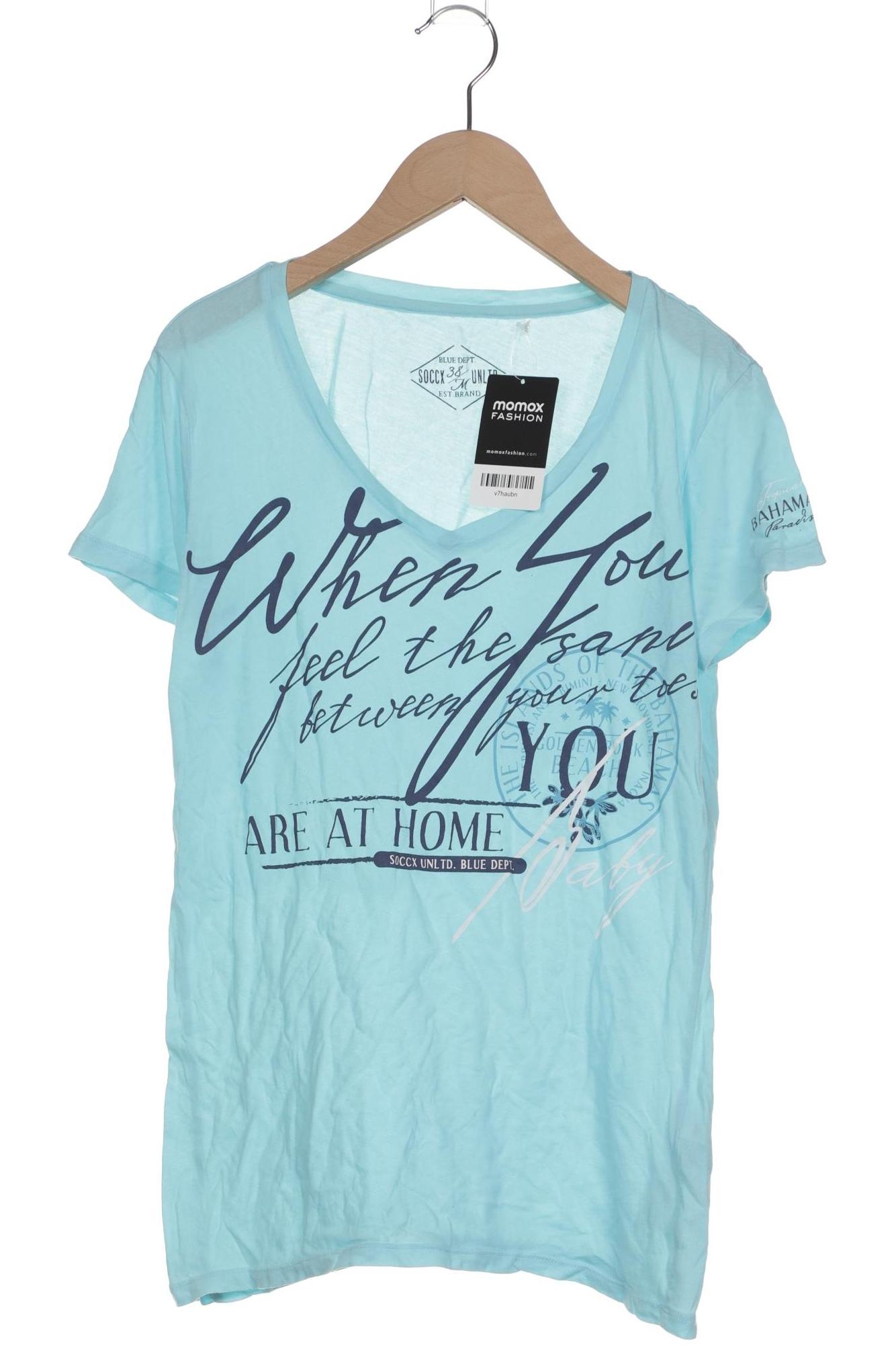 

Soccx Damen T-Shirt, hellblau, Gr. 38