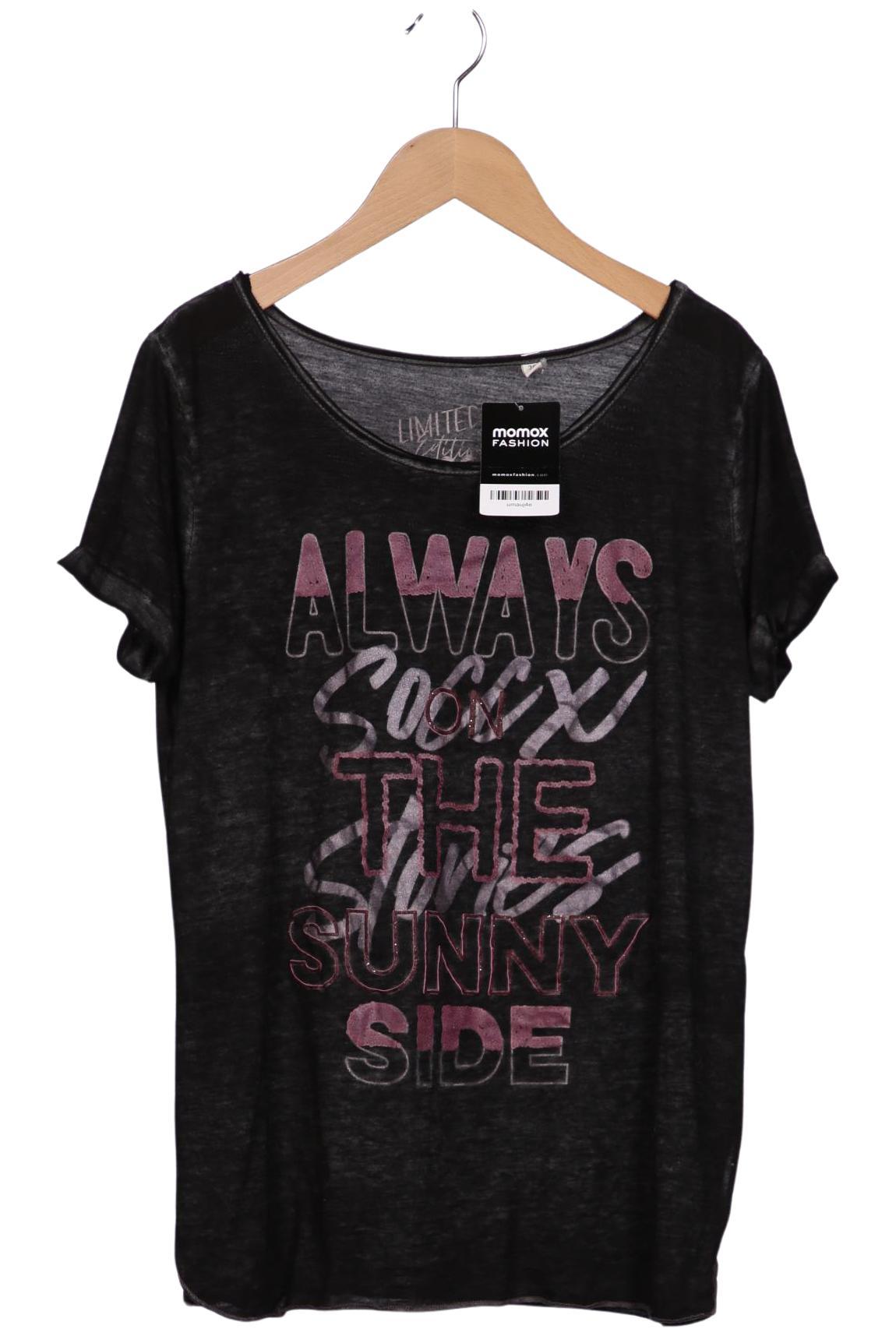 

Soccx Damen T-Shirt, schwarz, Gr. 38