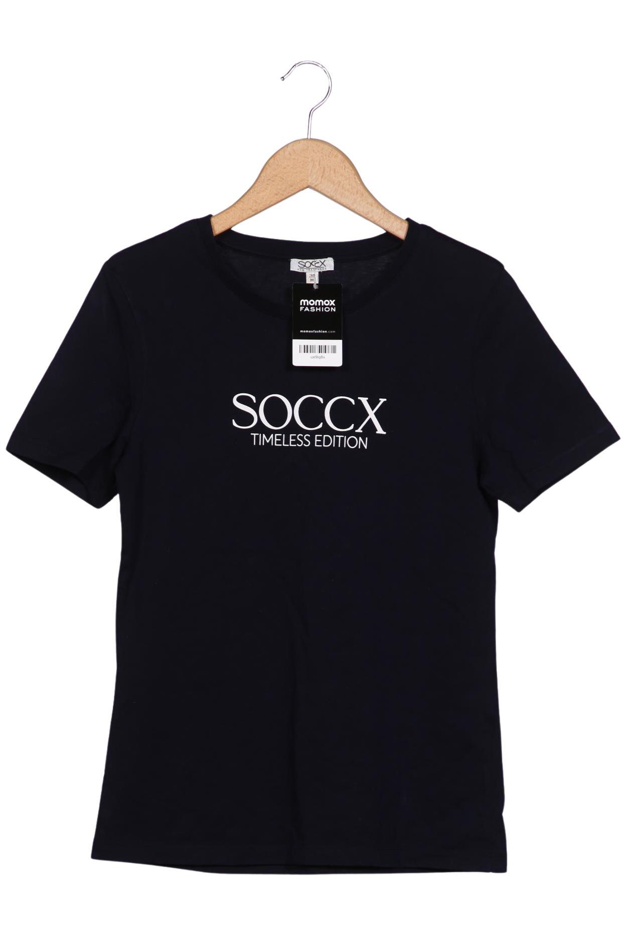 

Soccx Damen T-Shirt, marineblau, Gr. 38