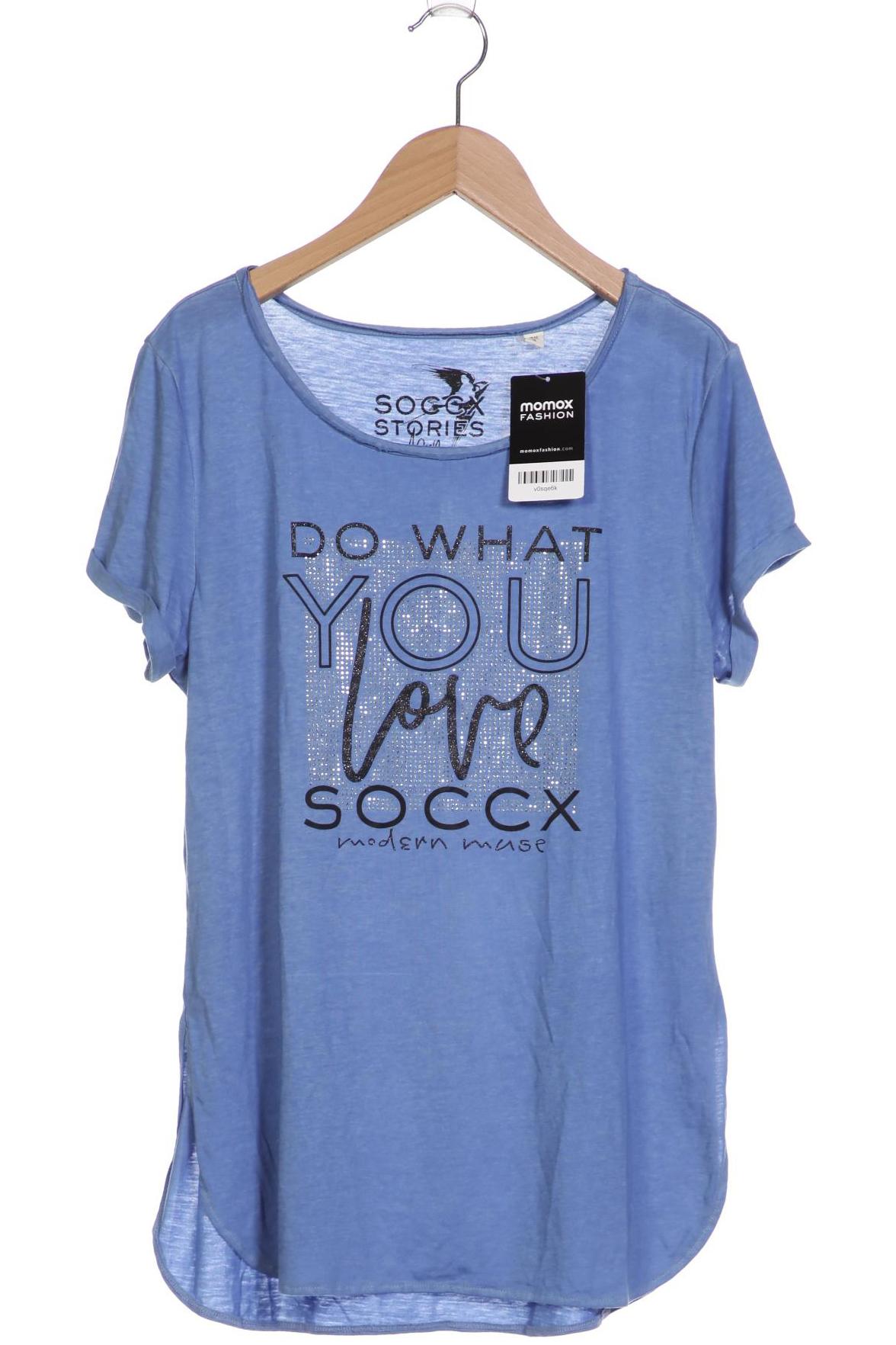 

SOCCX Damen T-Shirt, blau