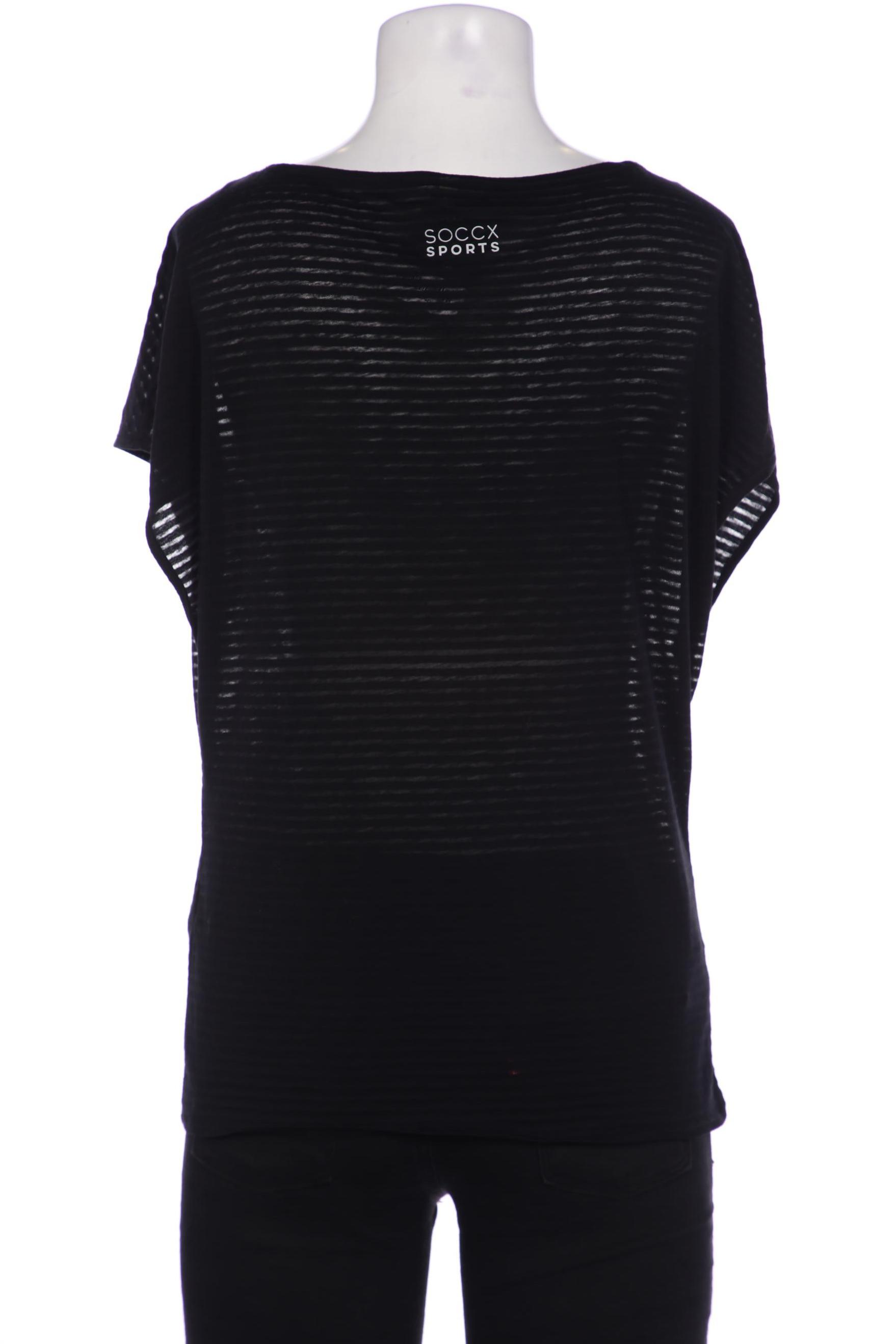 

Soccx Damen T-Shirt, schwarz, Gr. 36