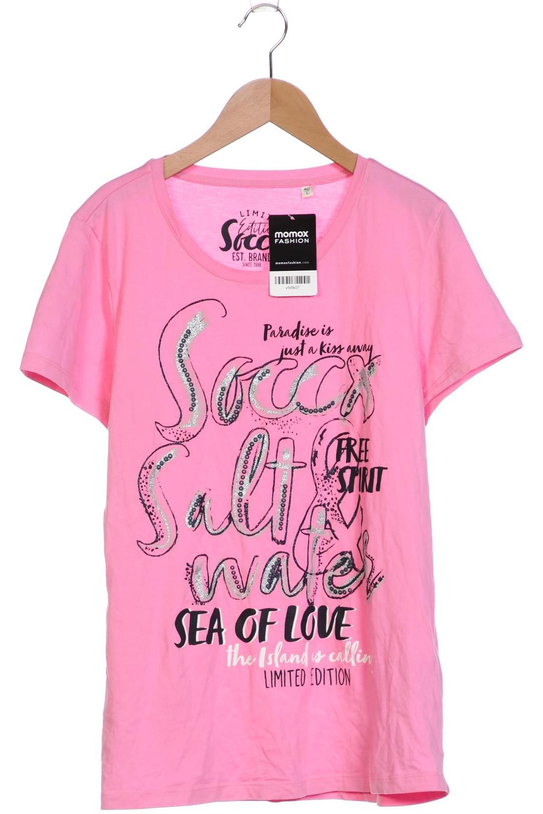 

Soccx Damen T-Shirt, pink, Gr. 40