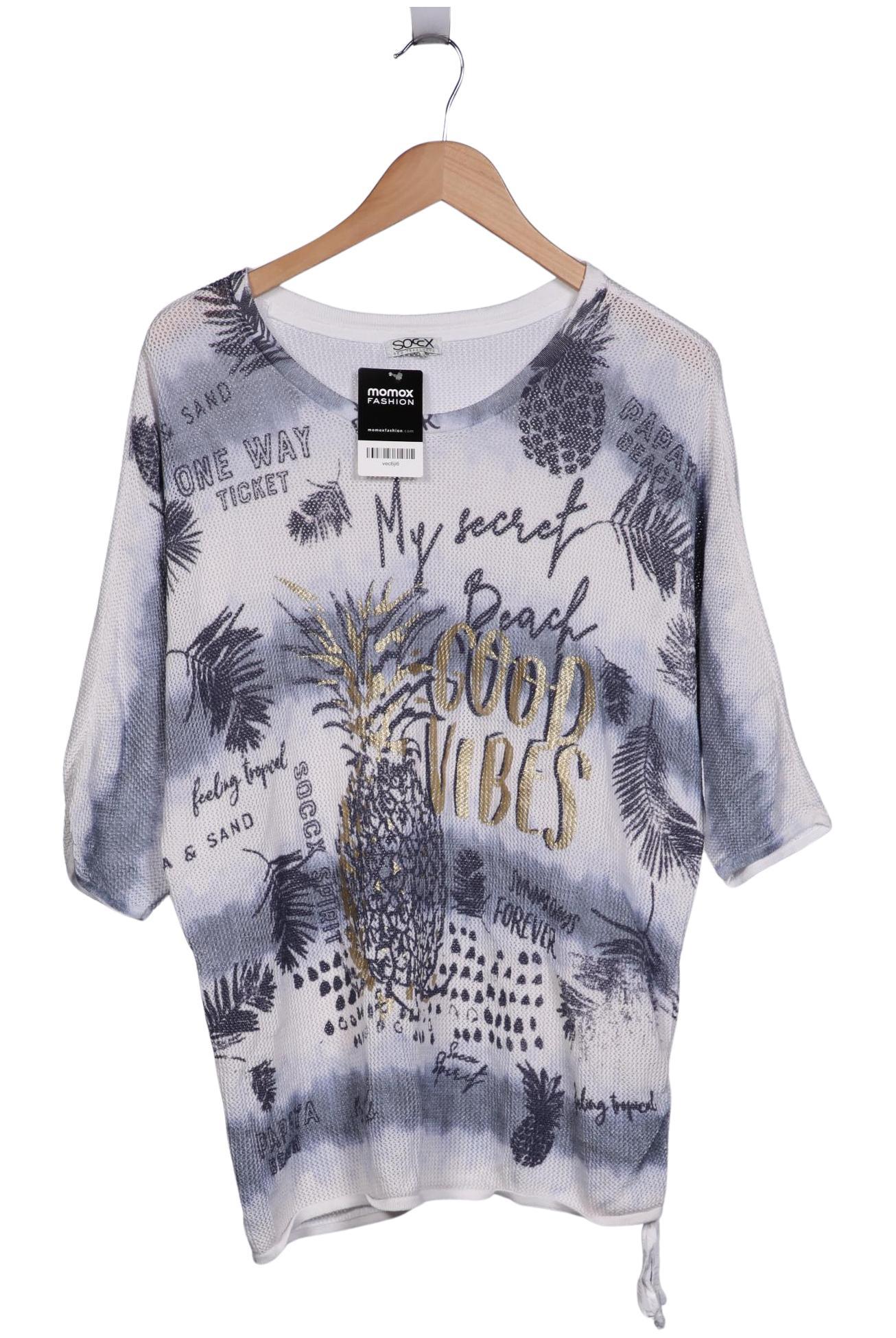 

Soccx Damen T-Shirt, weiß, Gr. 40
