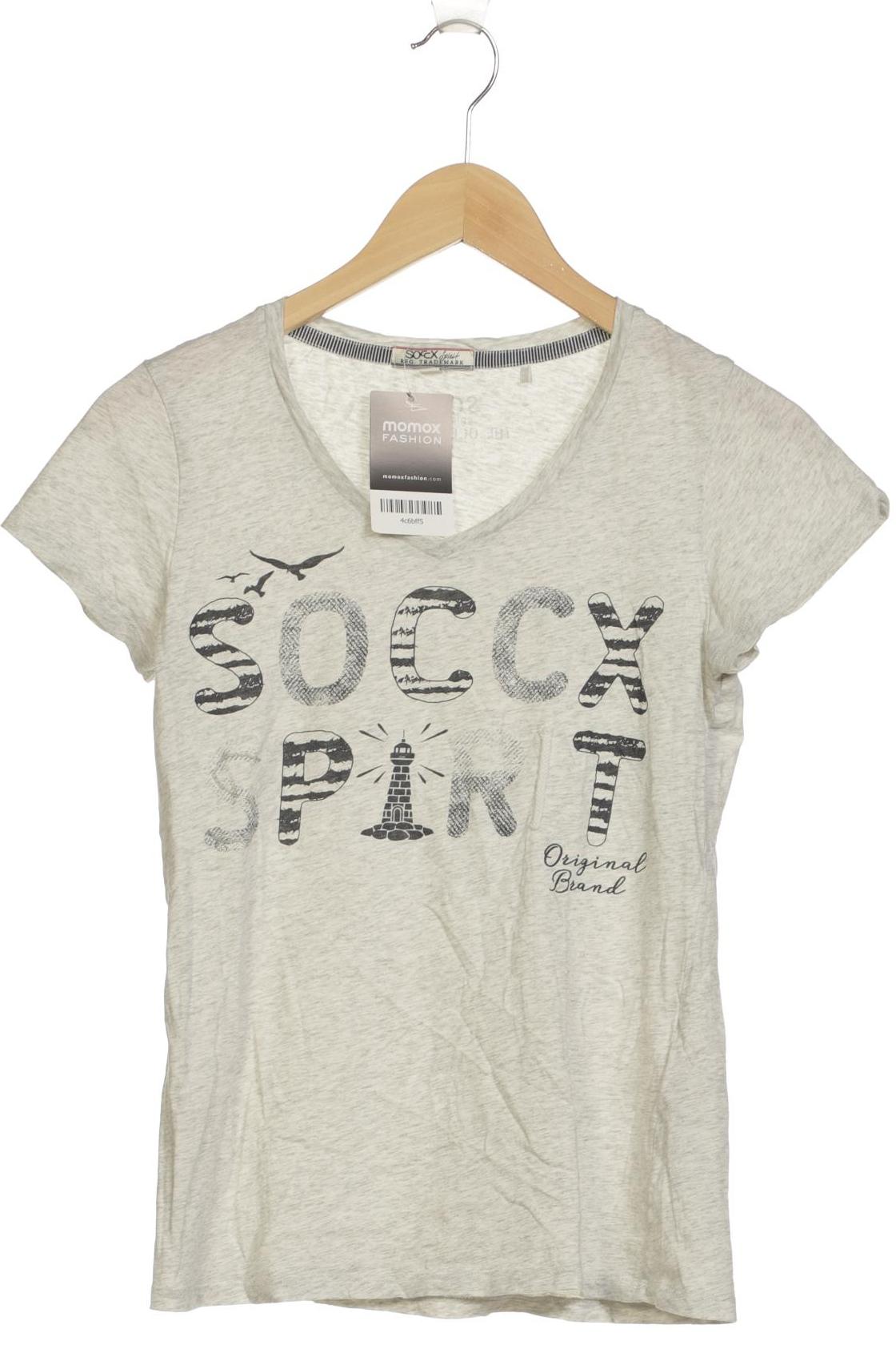 

Soccx Damen T-Shirt, grau, Gr. 36