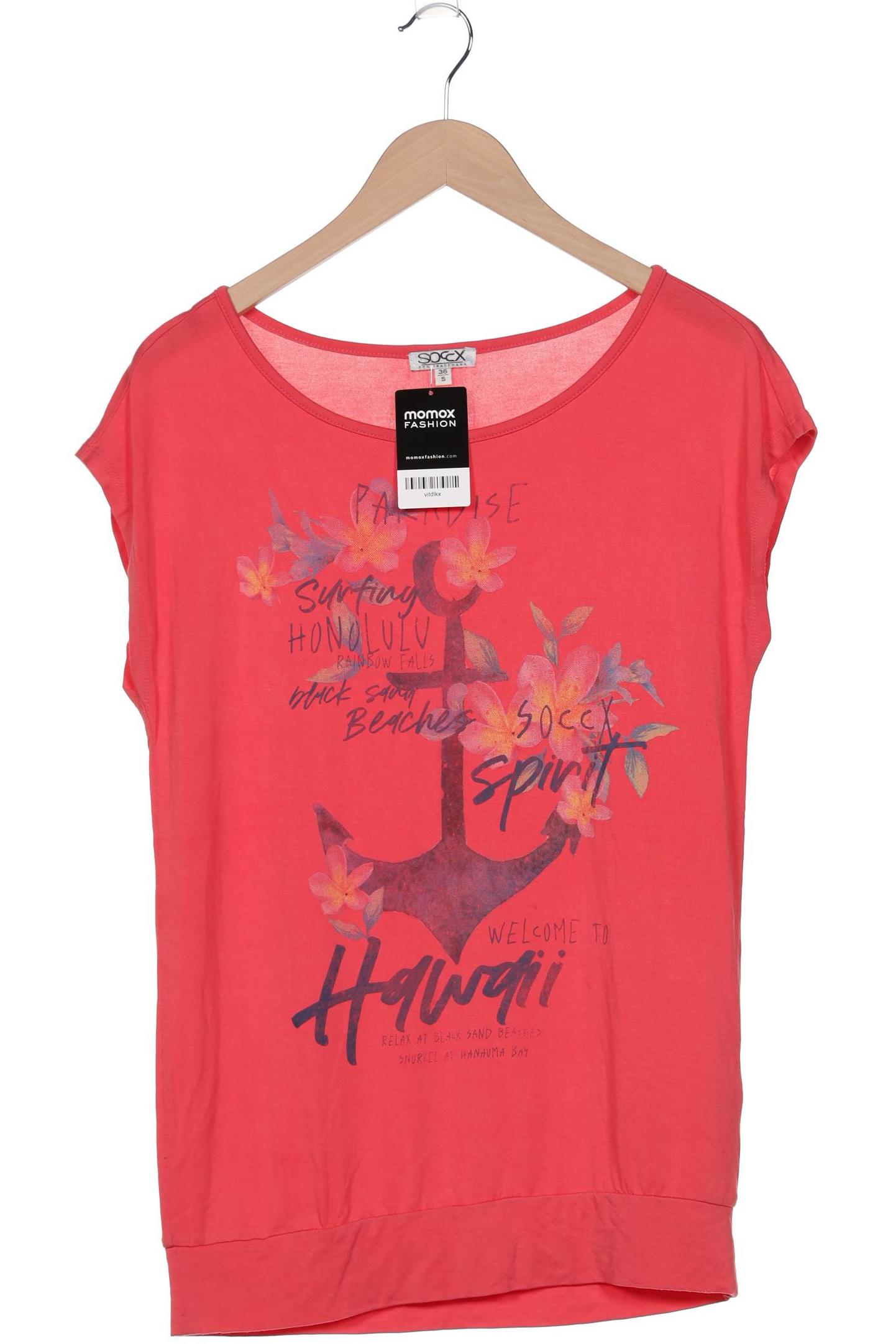 

Soccx Damen T-Shirt, pink, Gr. 36