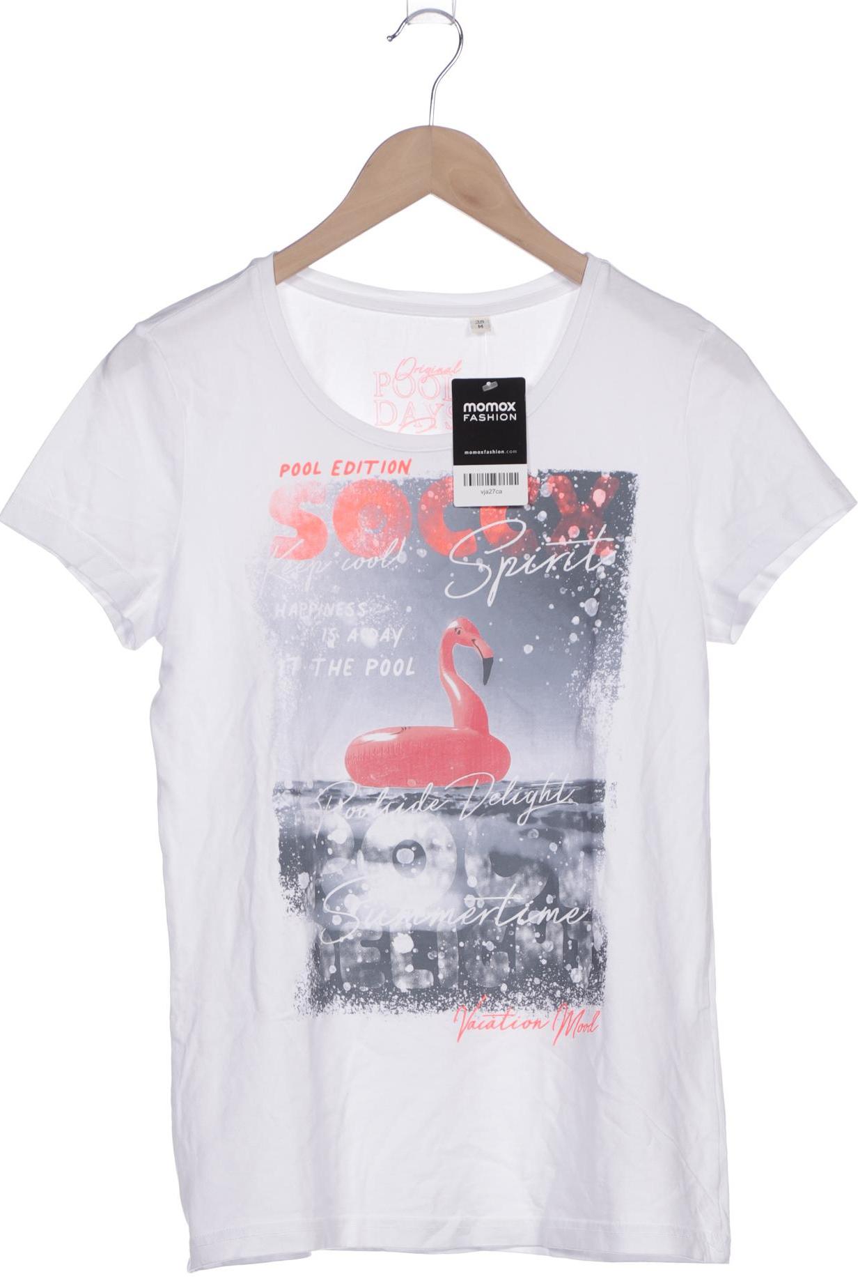 

Soccx Damen T-Shirt, weiß, Gr. 38