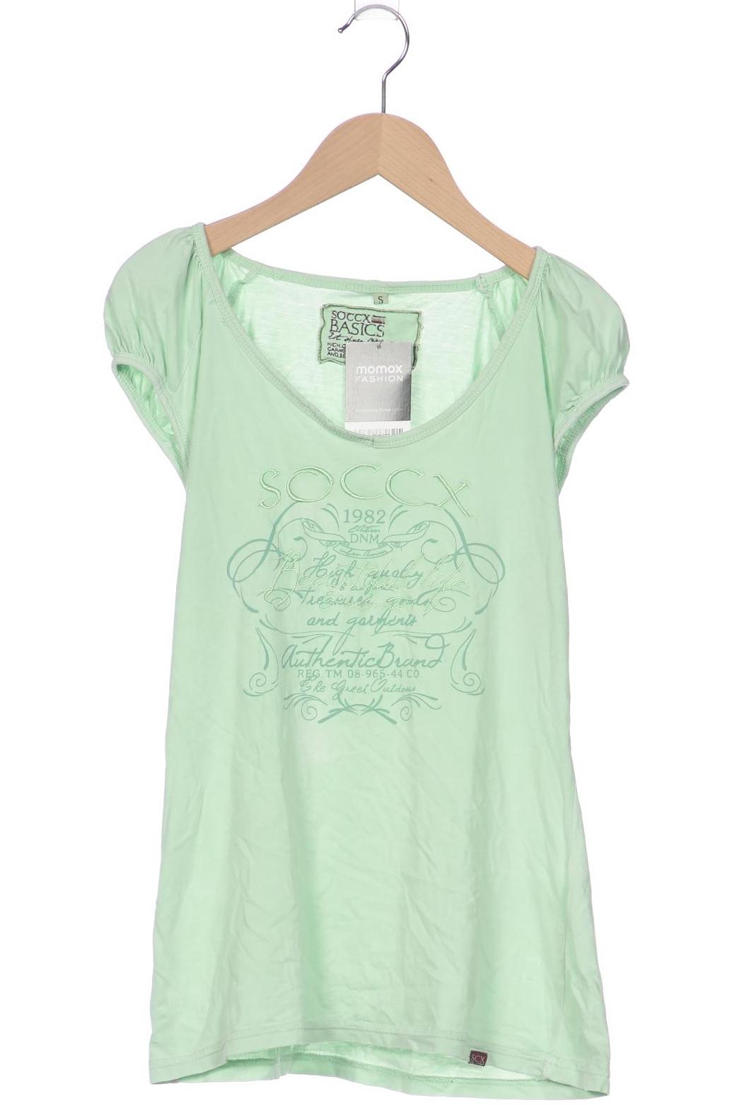 

Soccx Damen T-Shirt, grün, Gr. 36