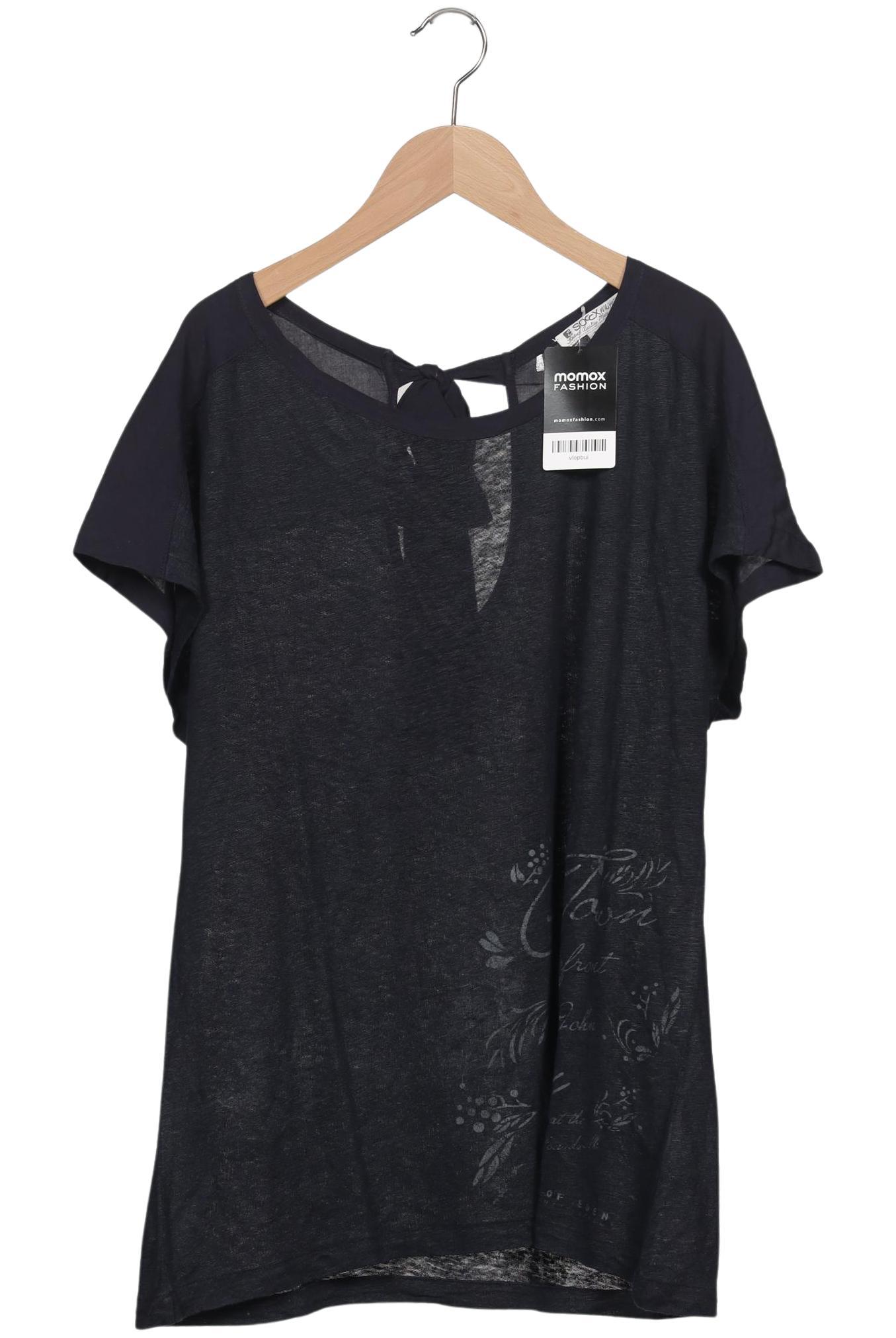 

Soccx Damen T-Shirt, marineblau, Gr. 38