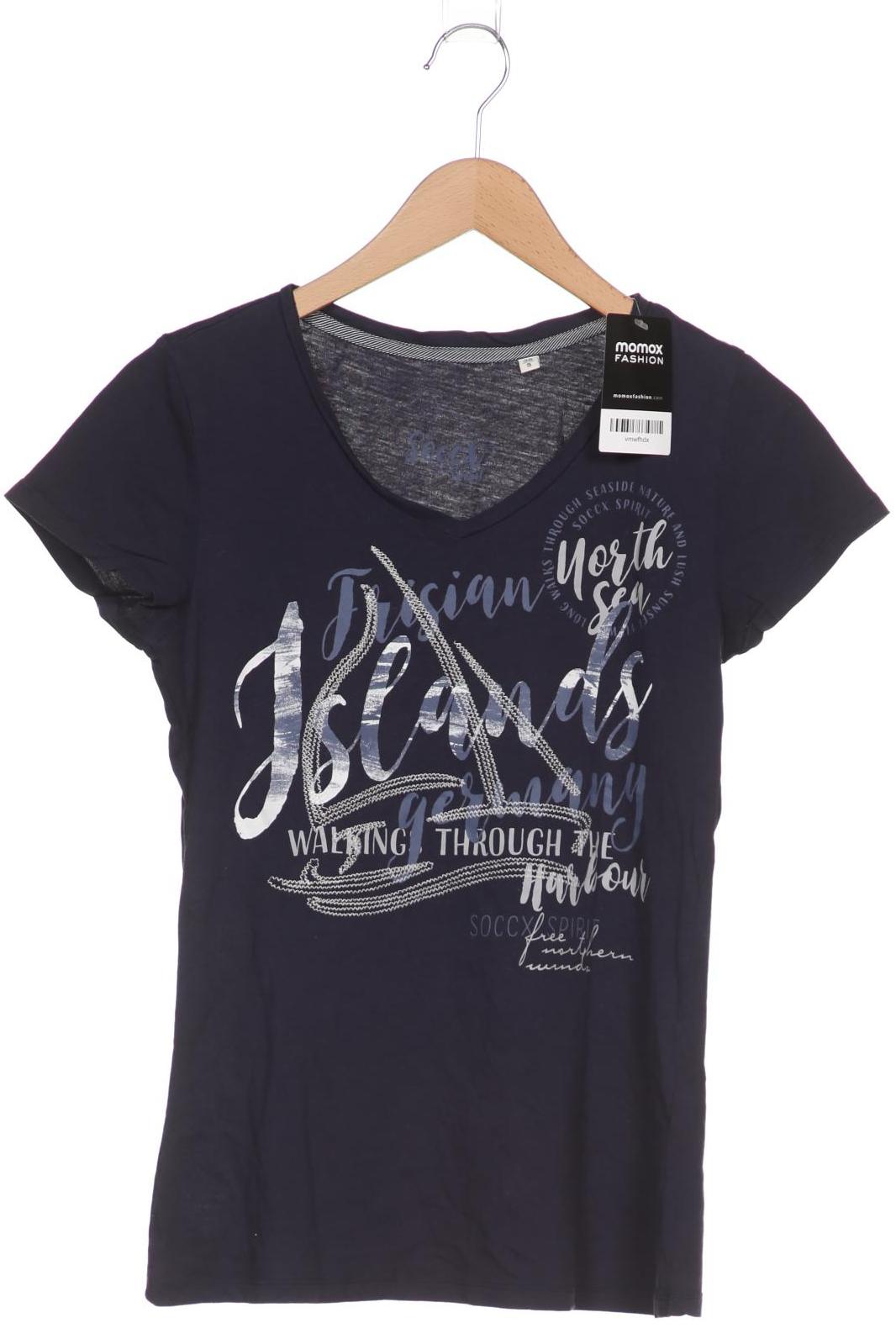 

Soccx Damen T-Shirt, marineblau, Gr. 36