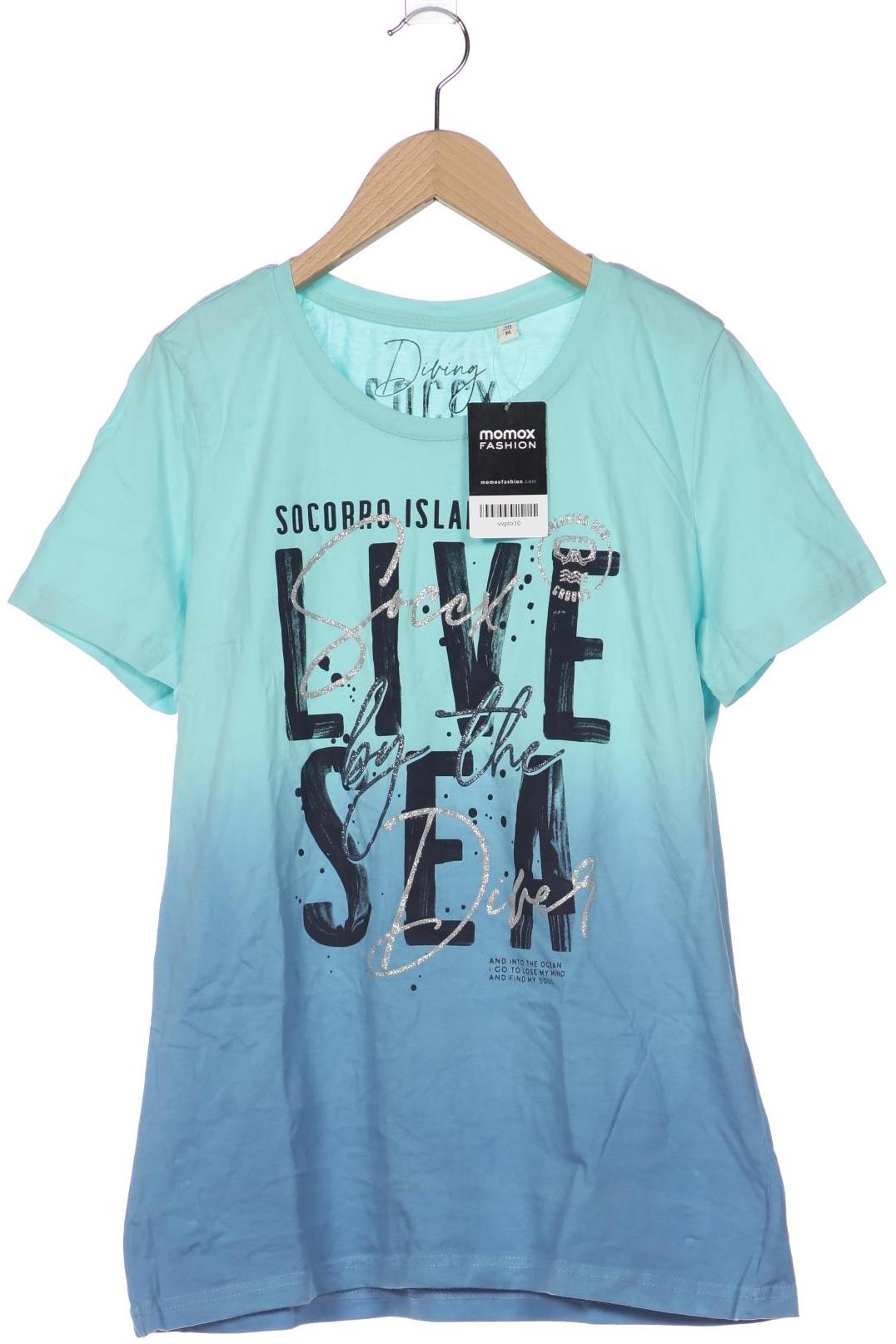 

Soccx Damen T-Shirt, türkis, Gr. 38