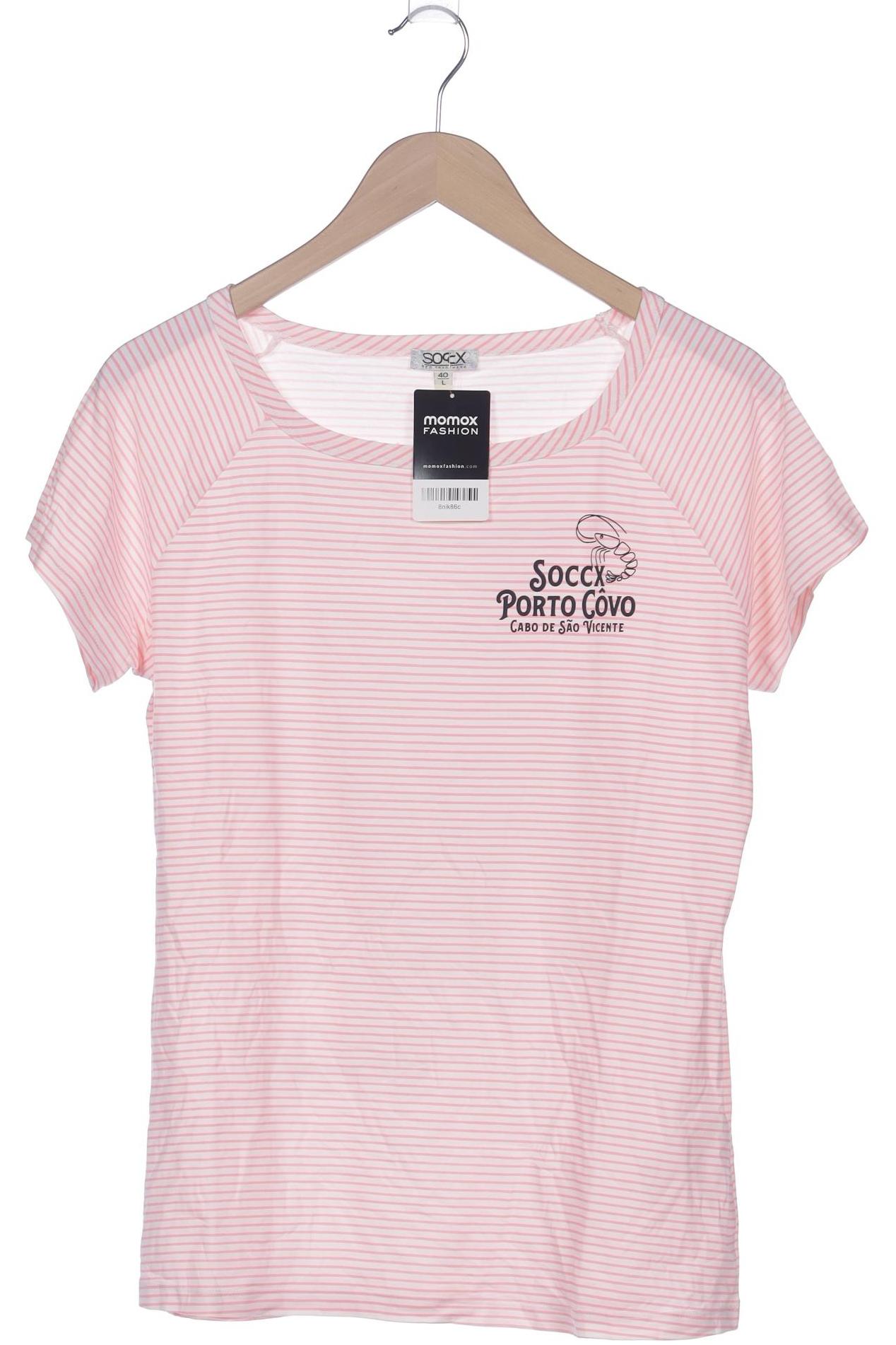 

Soccx Damen T-Shirt, pink, Gr. 40