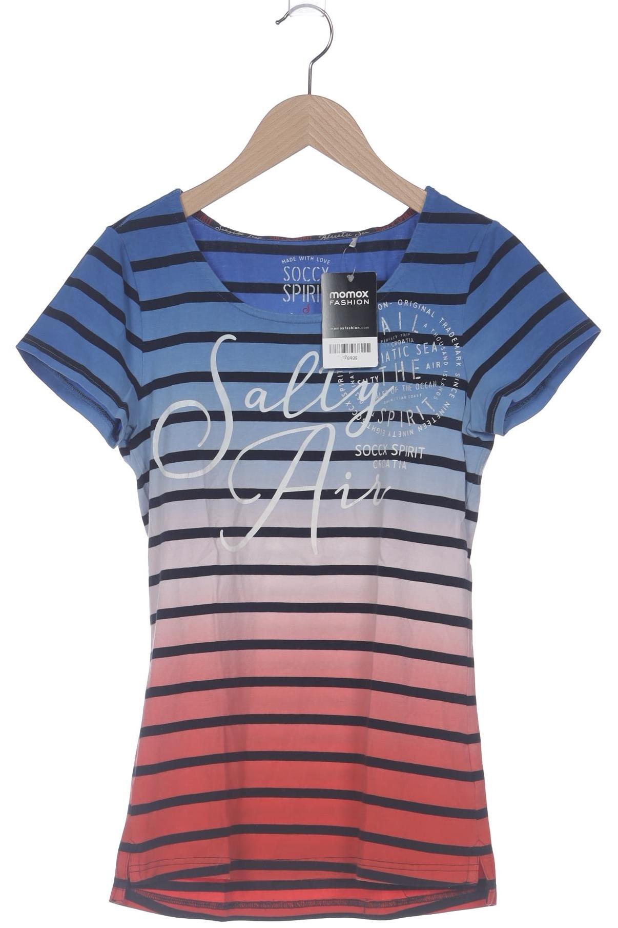 

Soccx Damen T-Shirt, blau, Gr. 36