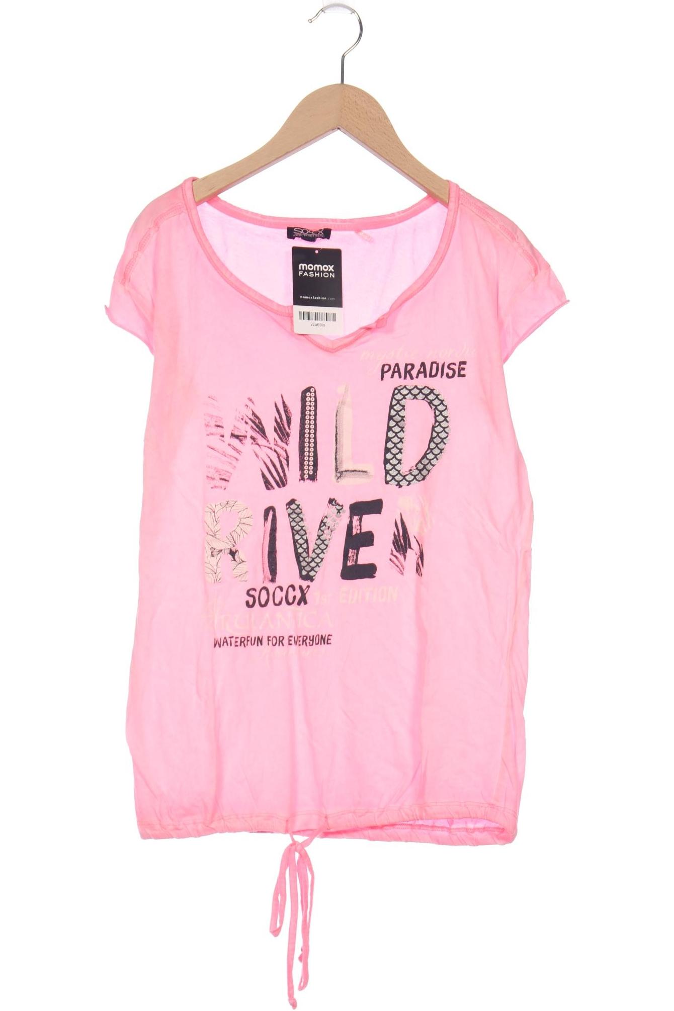 

Soccx Damen T-Shirt, pink, Gr. 34