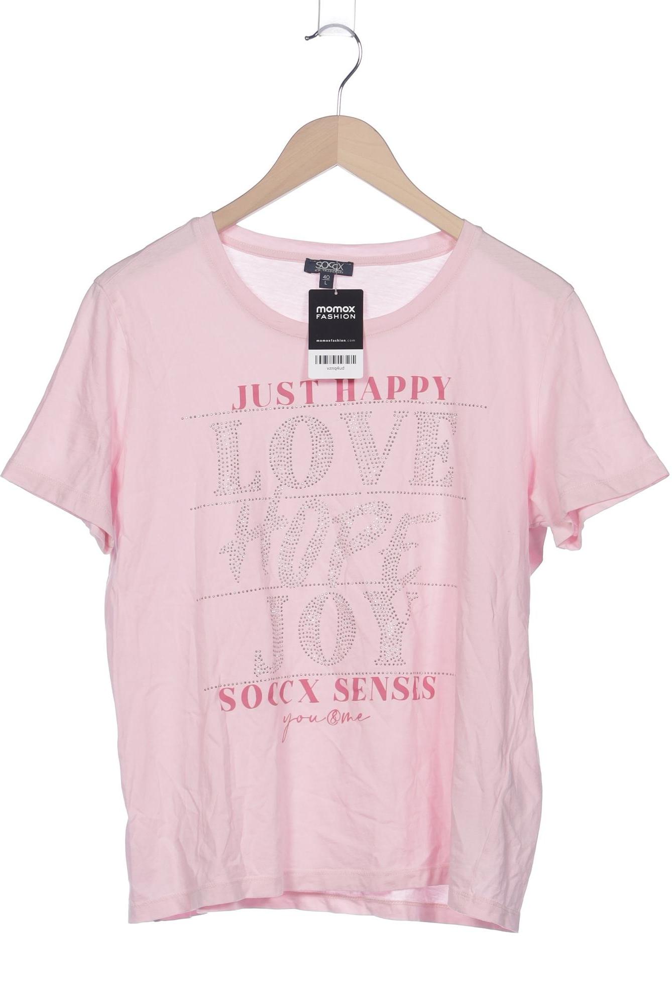

Soccx Damen T-Shirt, pink, Gr. 40