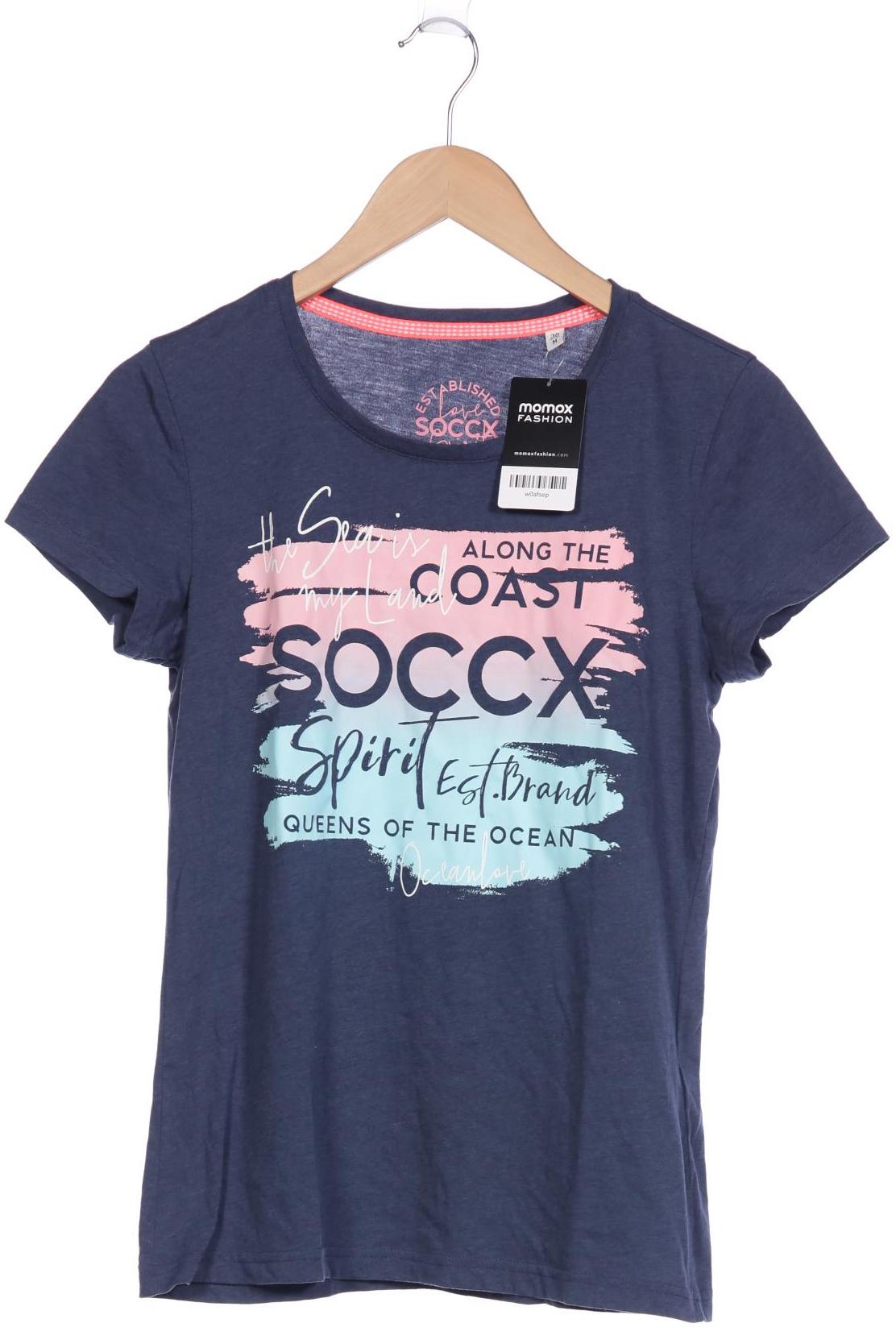 

SOCCX Damen T-Shirt, blau