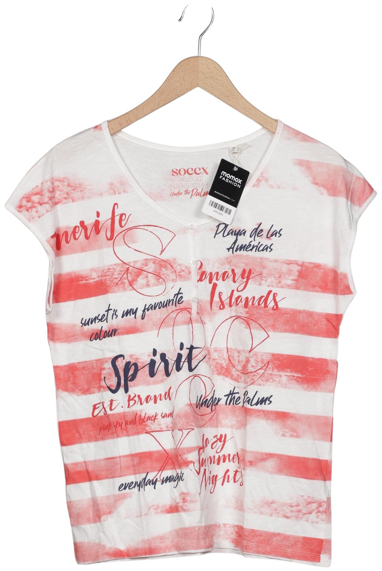 

Soccx Damen T-Shirt, mehrfarbig, Gr. 36