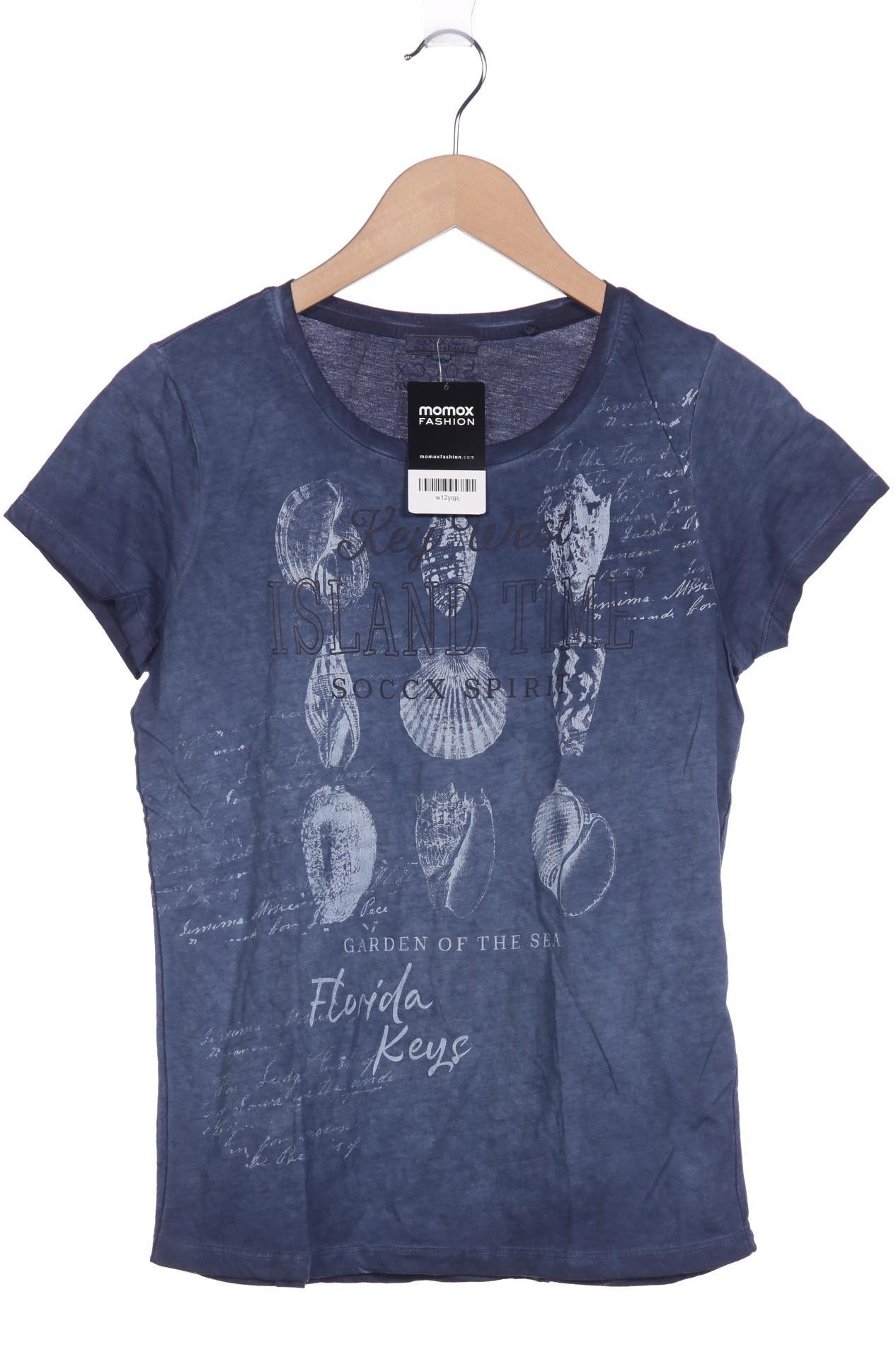 

Soccx Damen T-Shirt, blau, Gr. 36
