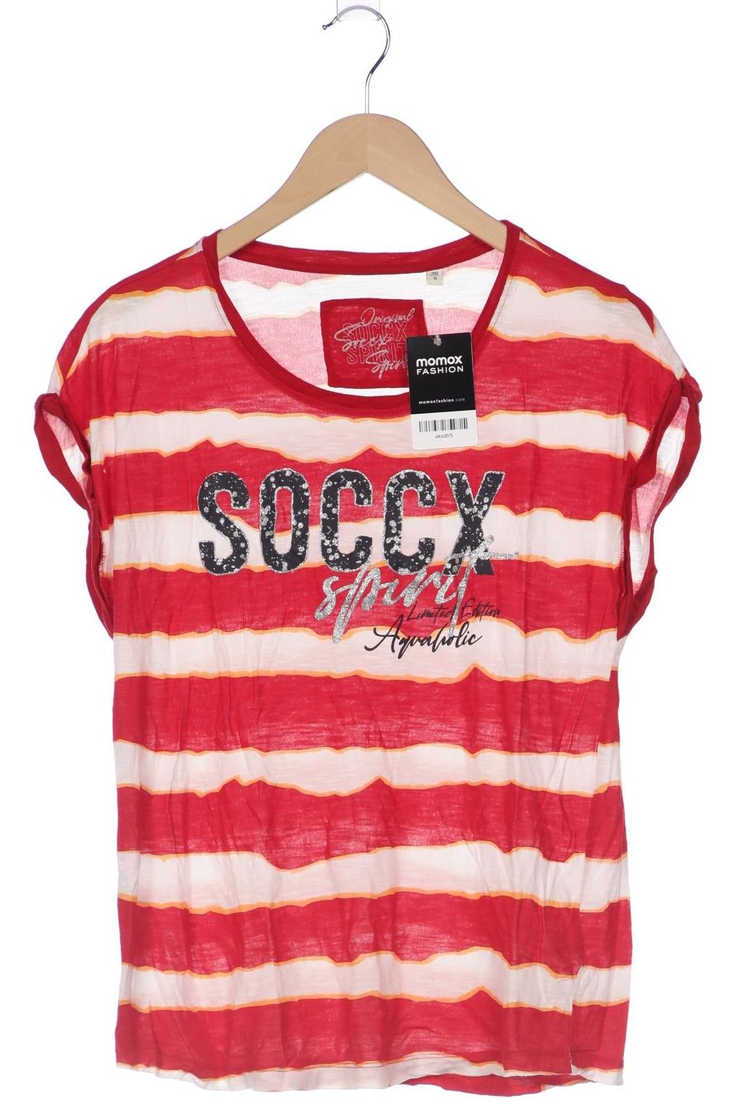 

Soccx Damen T-Shirt, rot, Gr. 36