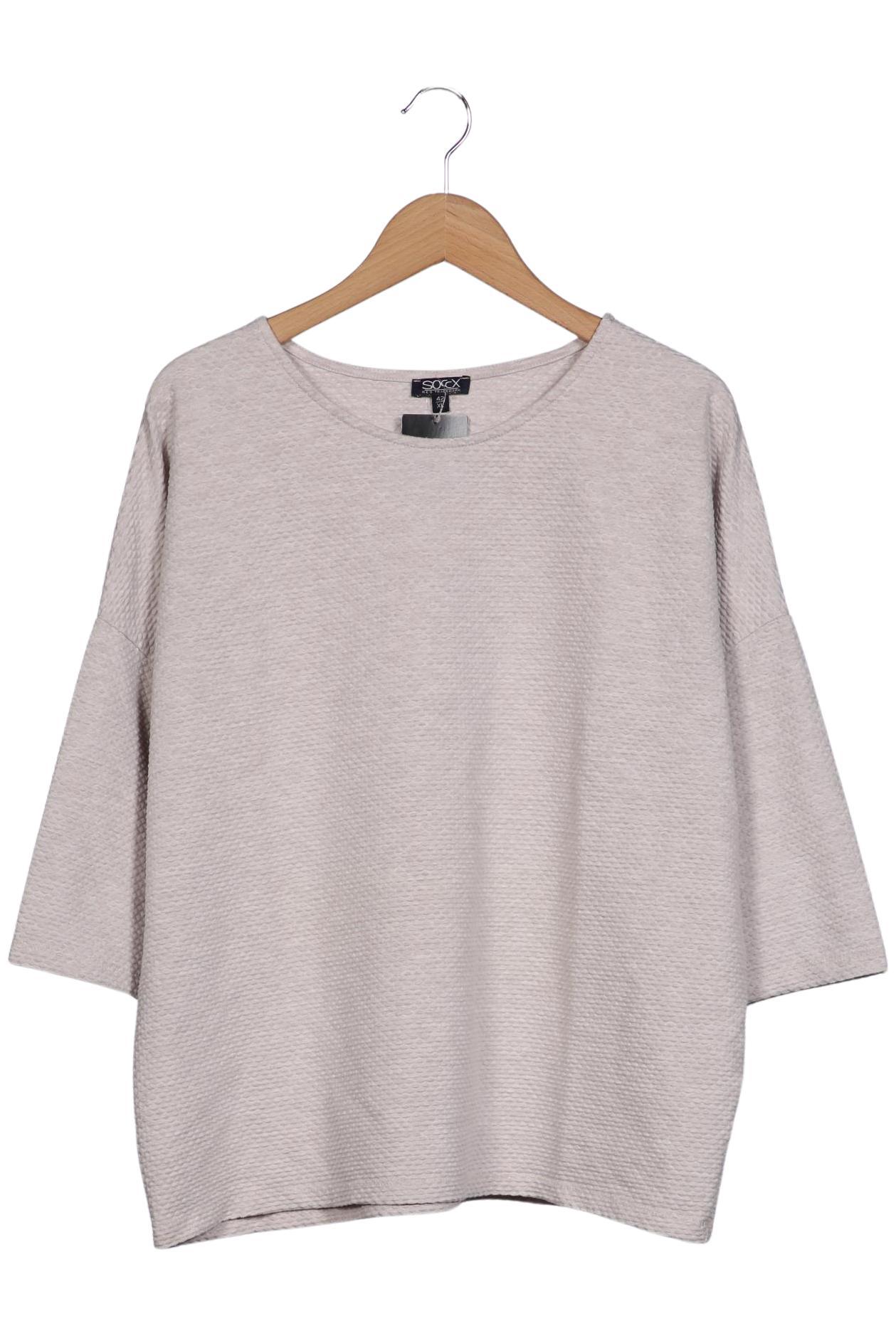 

Soccx Damen T-Shirt, beige, Gr. 42