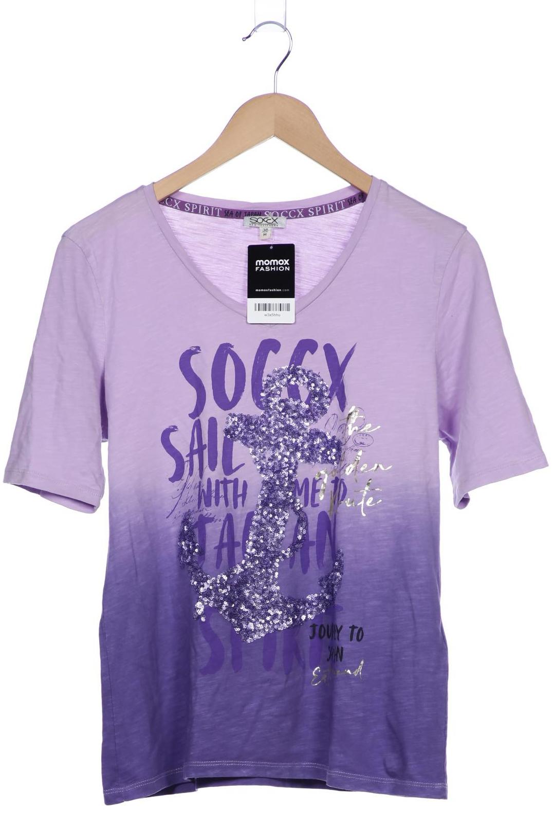 

Soccx Damen T-Shirt, flieder, Gr. 38