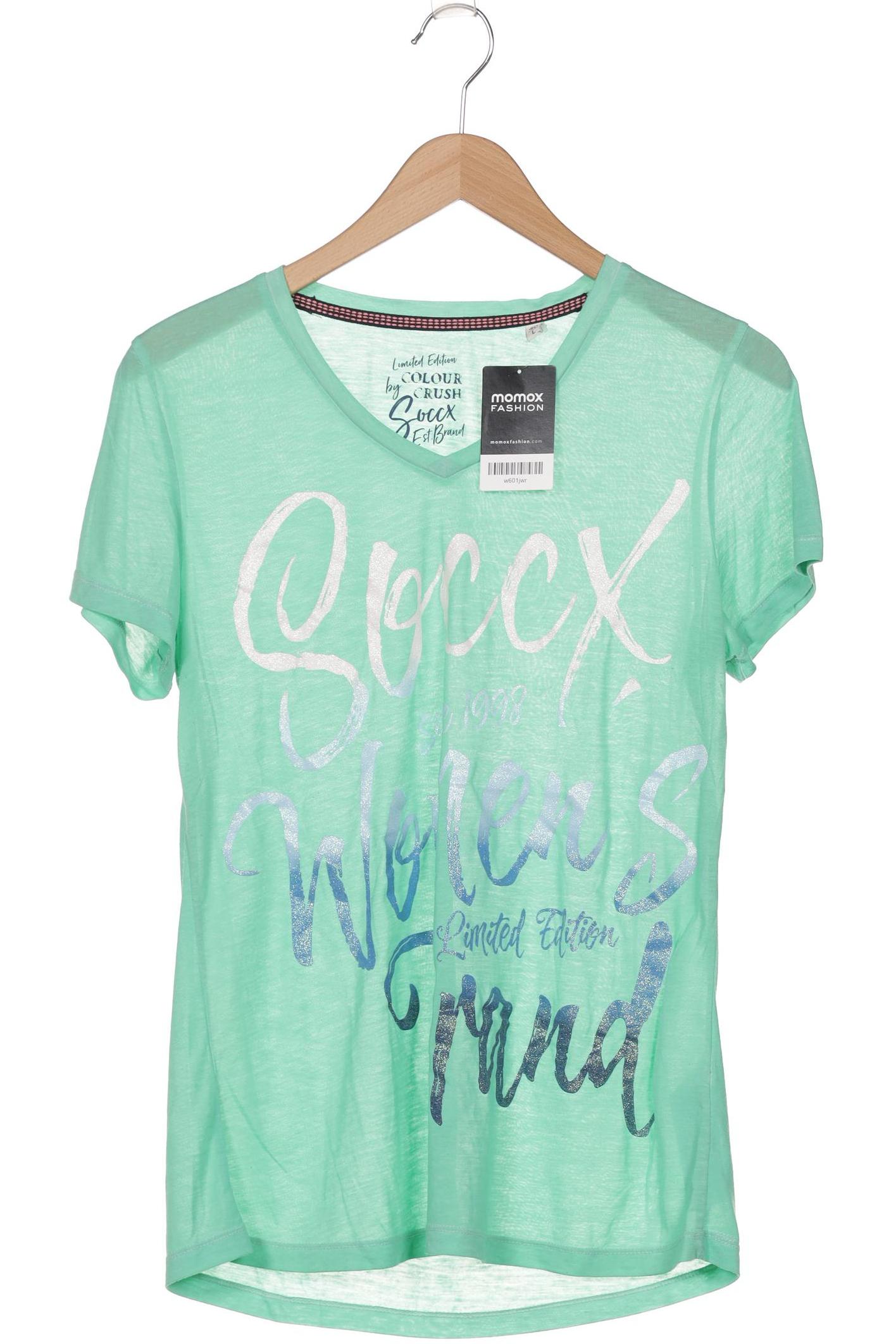 

Soccx Damen T-Shirt, hellgrün, Gr. 40