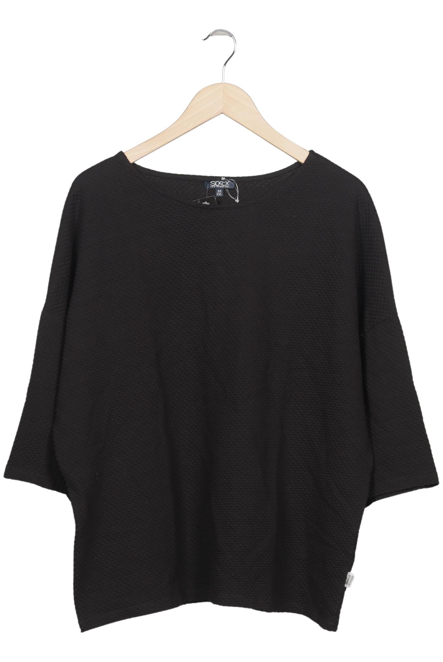 

Soccx Damen T-Shirt, schwarz, Gr. 44