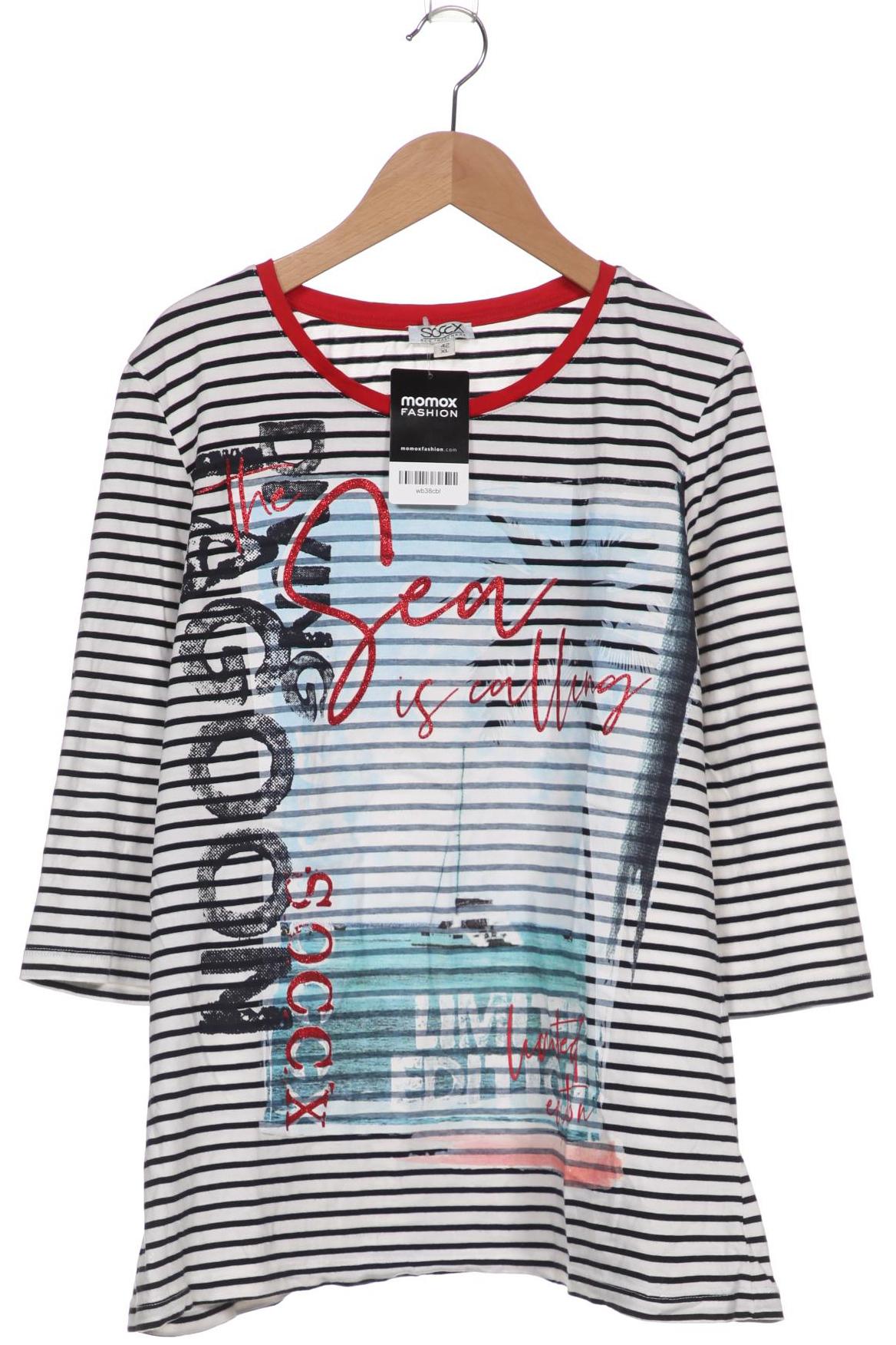 

SOCCX Damen T-Shirt, weiß