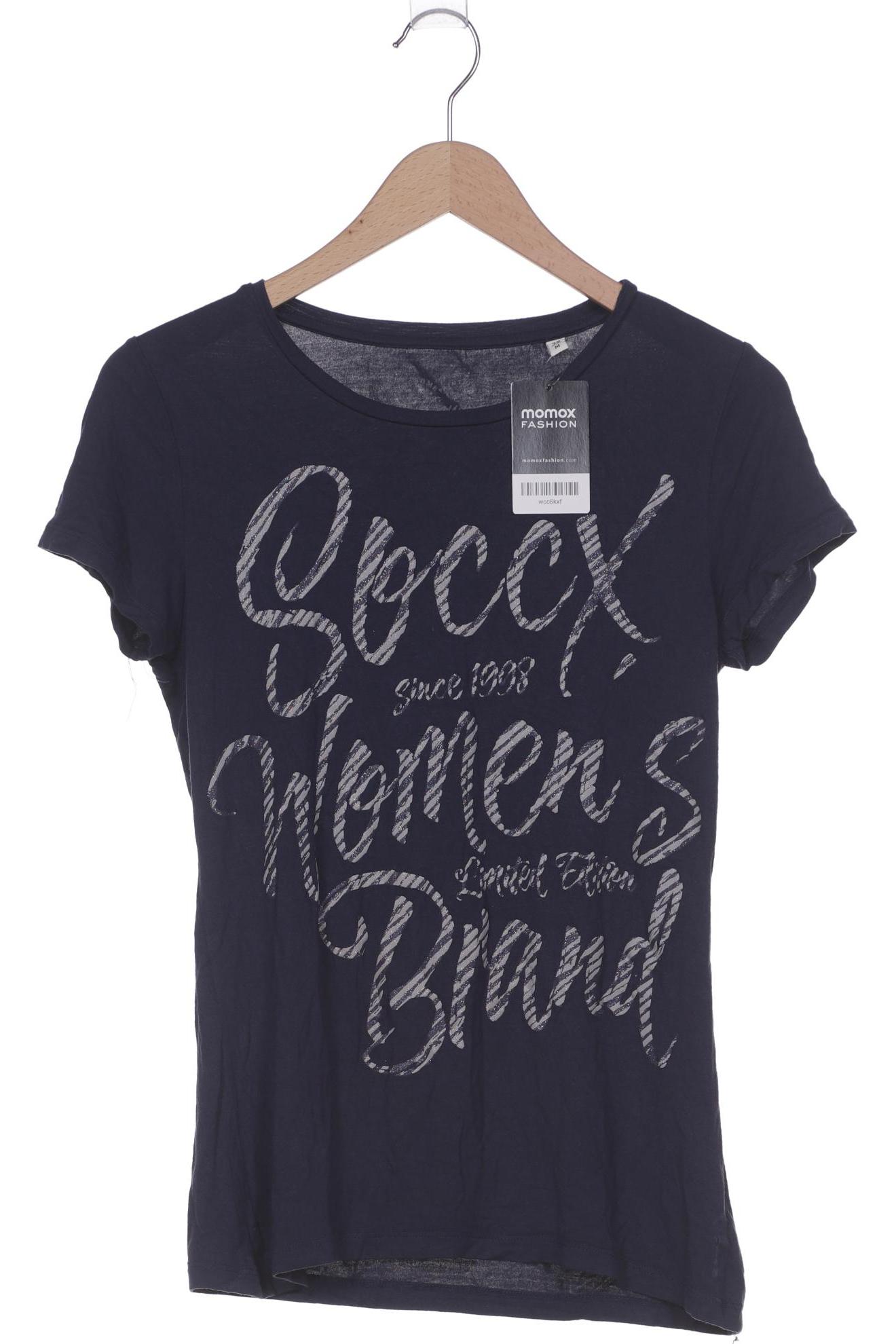 

Soccx Damen T-Shirt, marineblau, Gr. 38