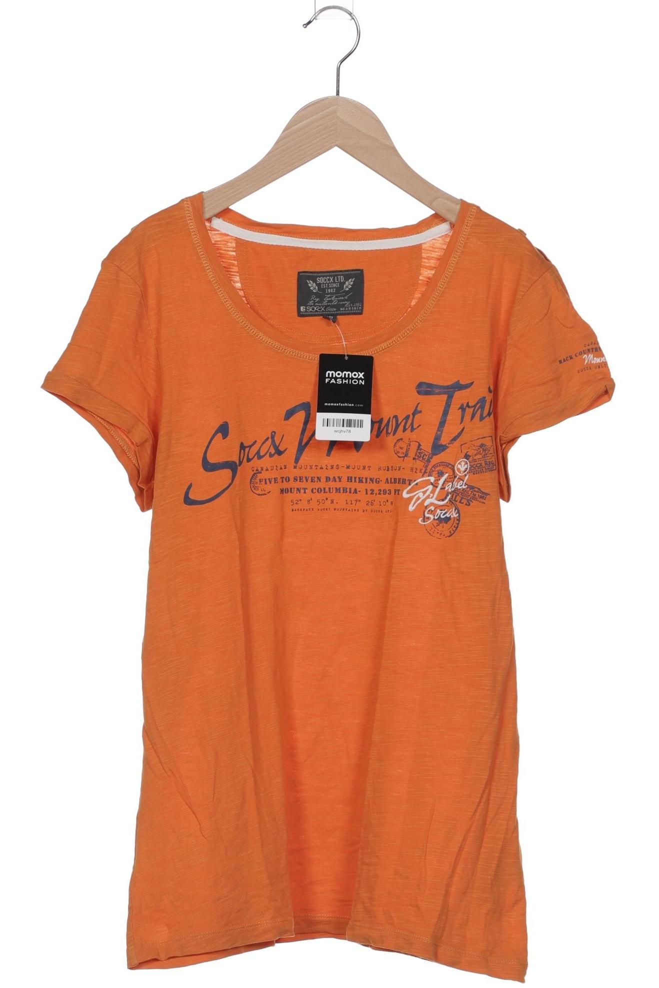 

Soccx Damen T-Shirt, orange, Gr. 42
