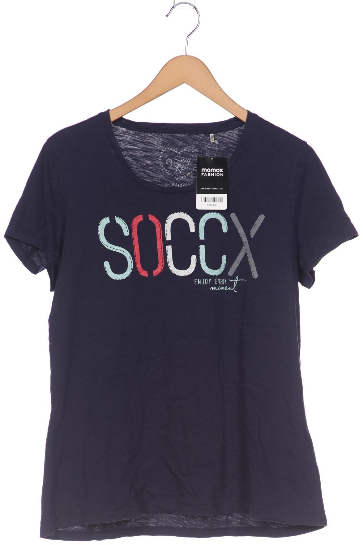 

Soccx Damen T-Shirt, marineblau, Gr. 44