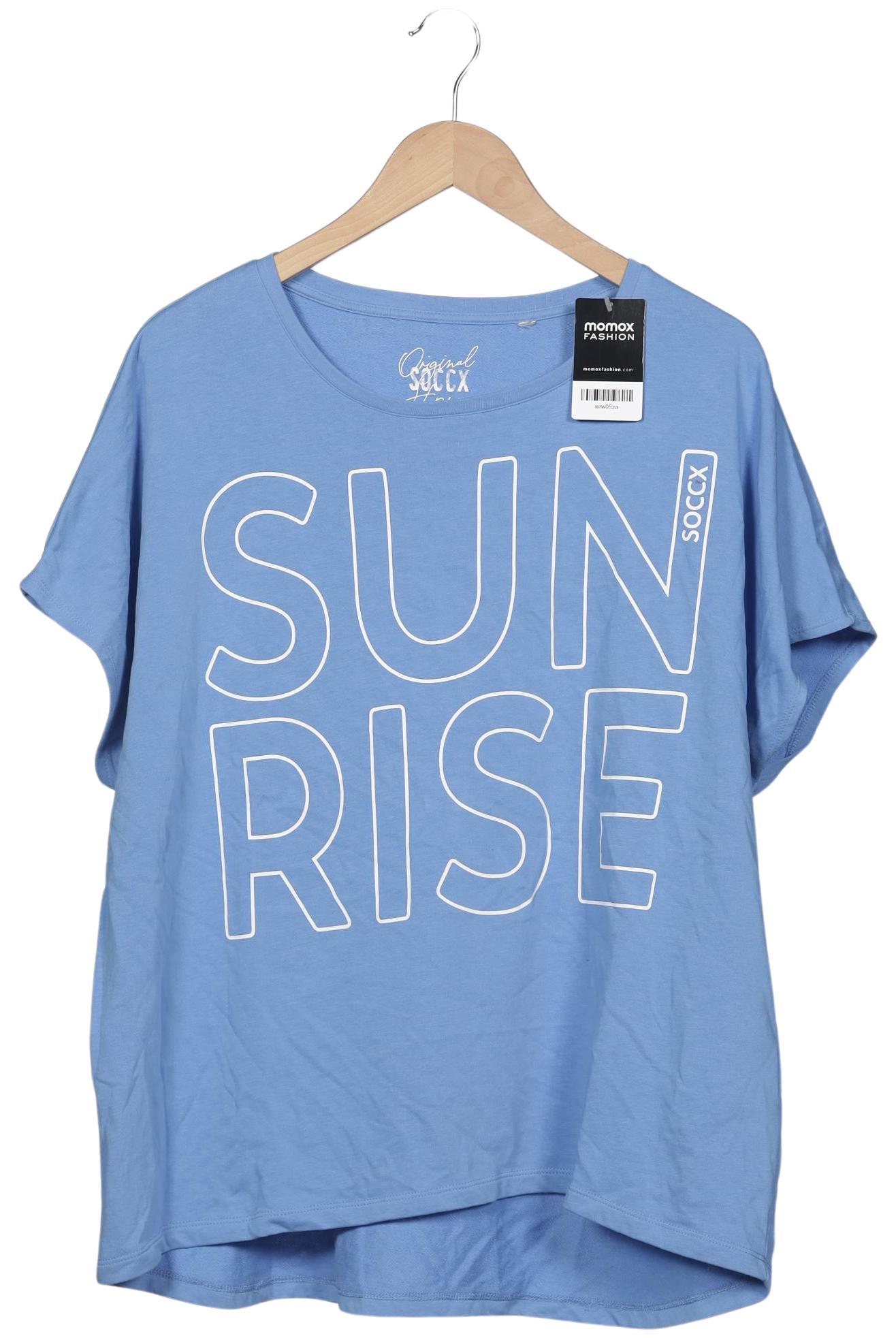 

Soccx Damen T-Shirt, hellblau, Gr. 44