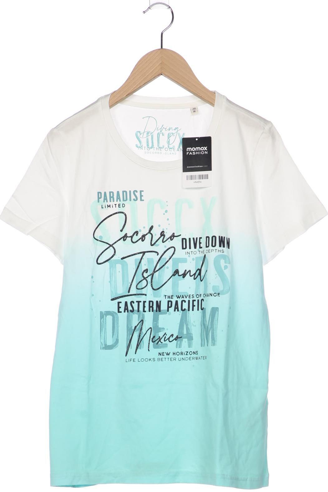 

Soccx Damen T-Shirt, türkis, Gr. 38