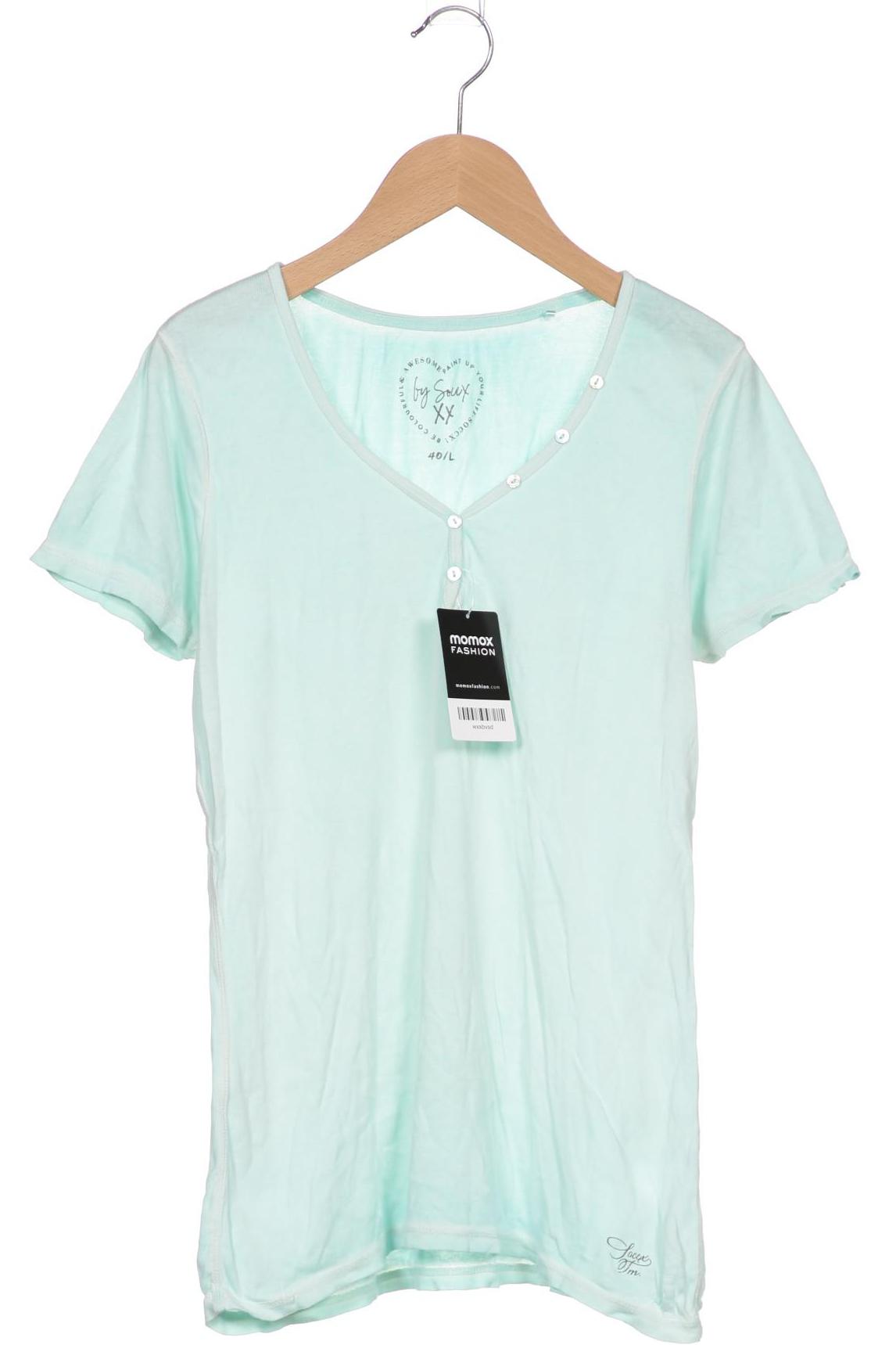 

Soccx Damen T-Shirt, hellgrün, Gr. 40