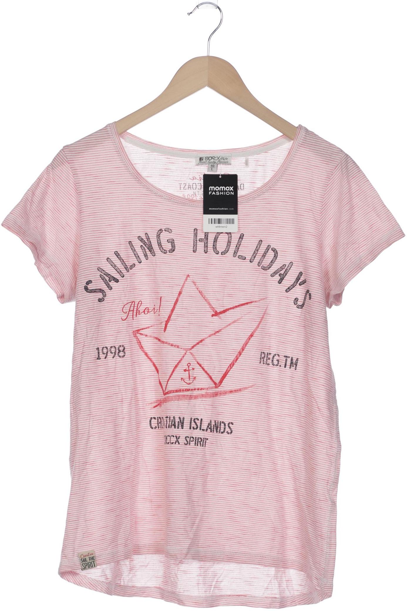 

Soccx Damen T-Shirt, pink, Gr. 40