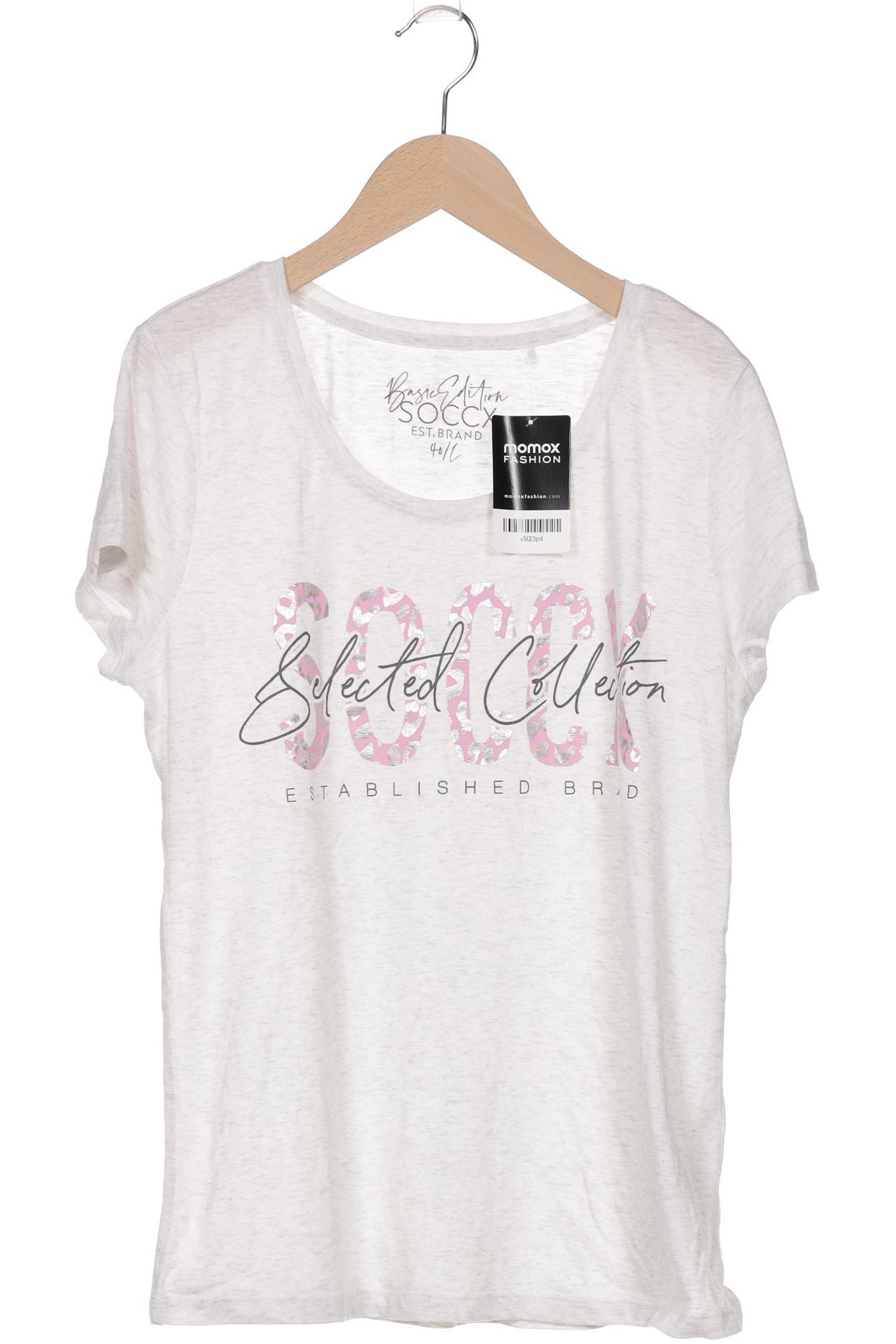

Soccx Damen T-Shirt, grau, Gr. 40